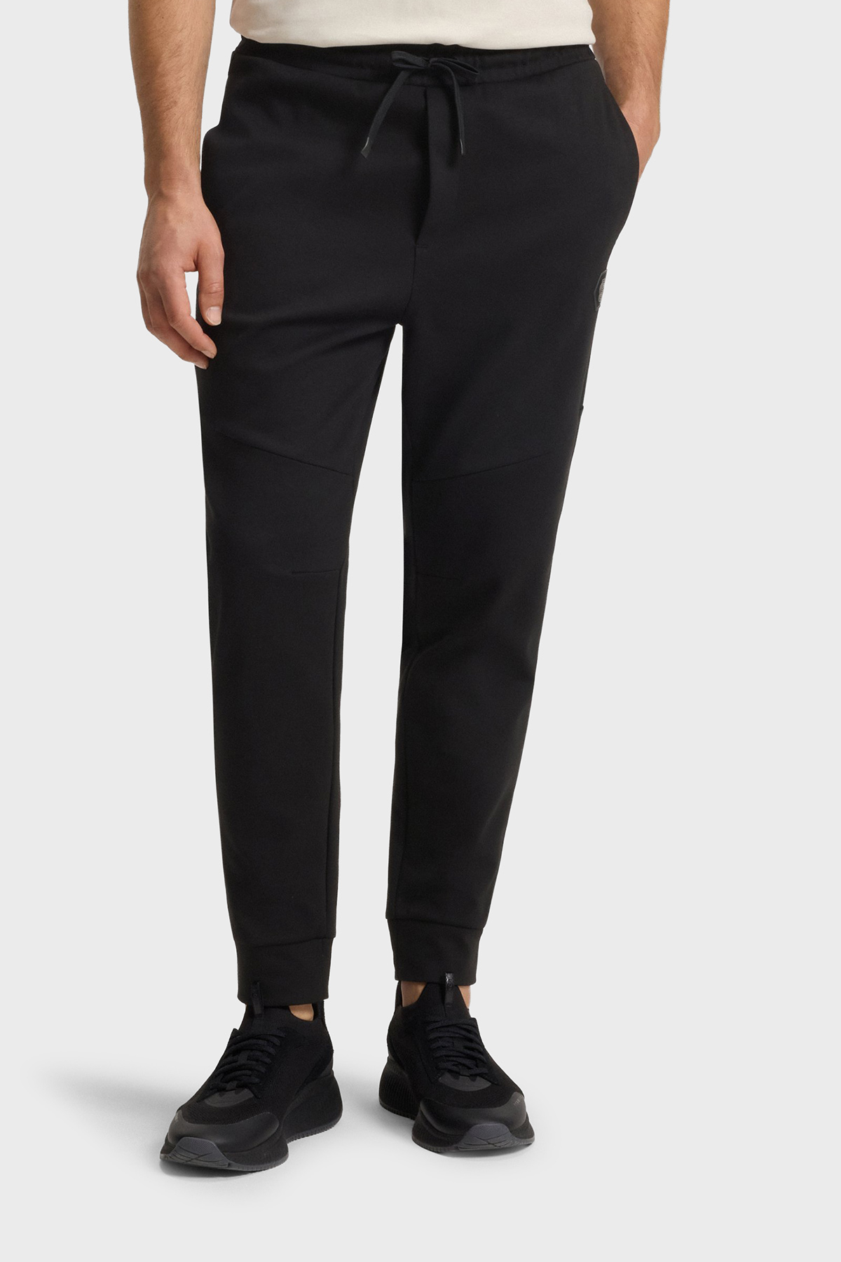 Boss Pamuklu Regular Fit Normal Bel Lastikli Paça Jogger Erkek Pantolon 50543860 001 SİYAH