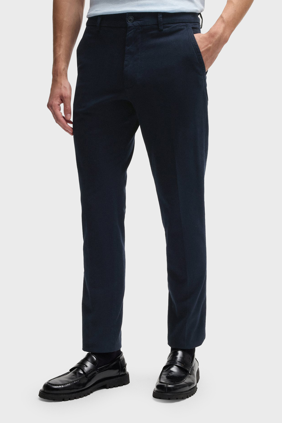 Boss Pamuklu Slim Fit Streç Erkek Pantolon 50521257 404 LACİVERT