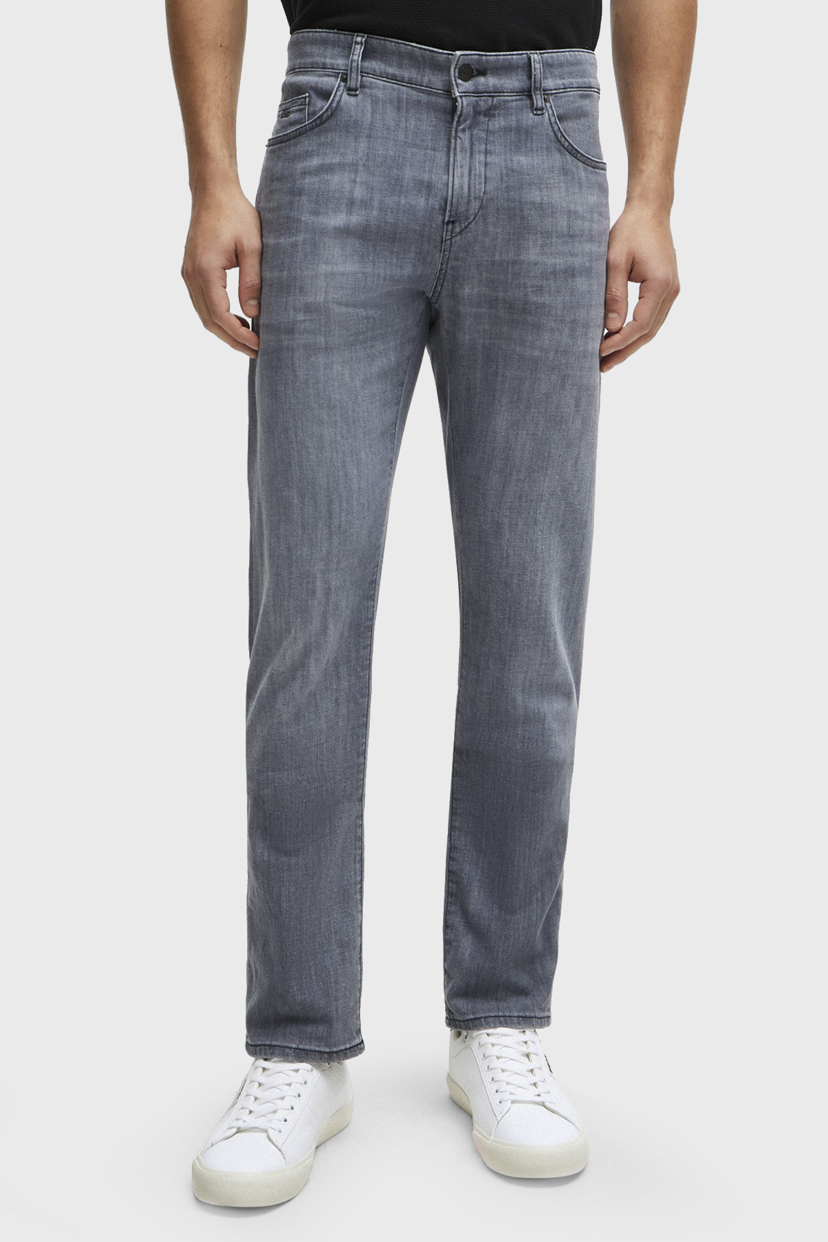 Boss Rahat Streç Pamuklu Slim Fit Jeans Erkek Kot Pantolon 50513619 040 GRİ