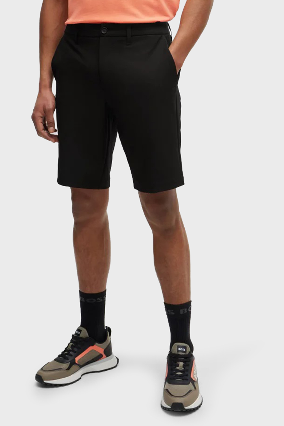 Boss Regular Fit Cepli Erkek Short 50511436 001 SİYAH