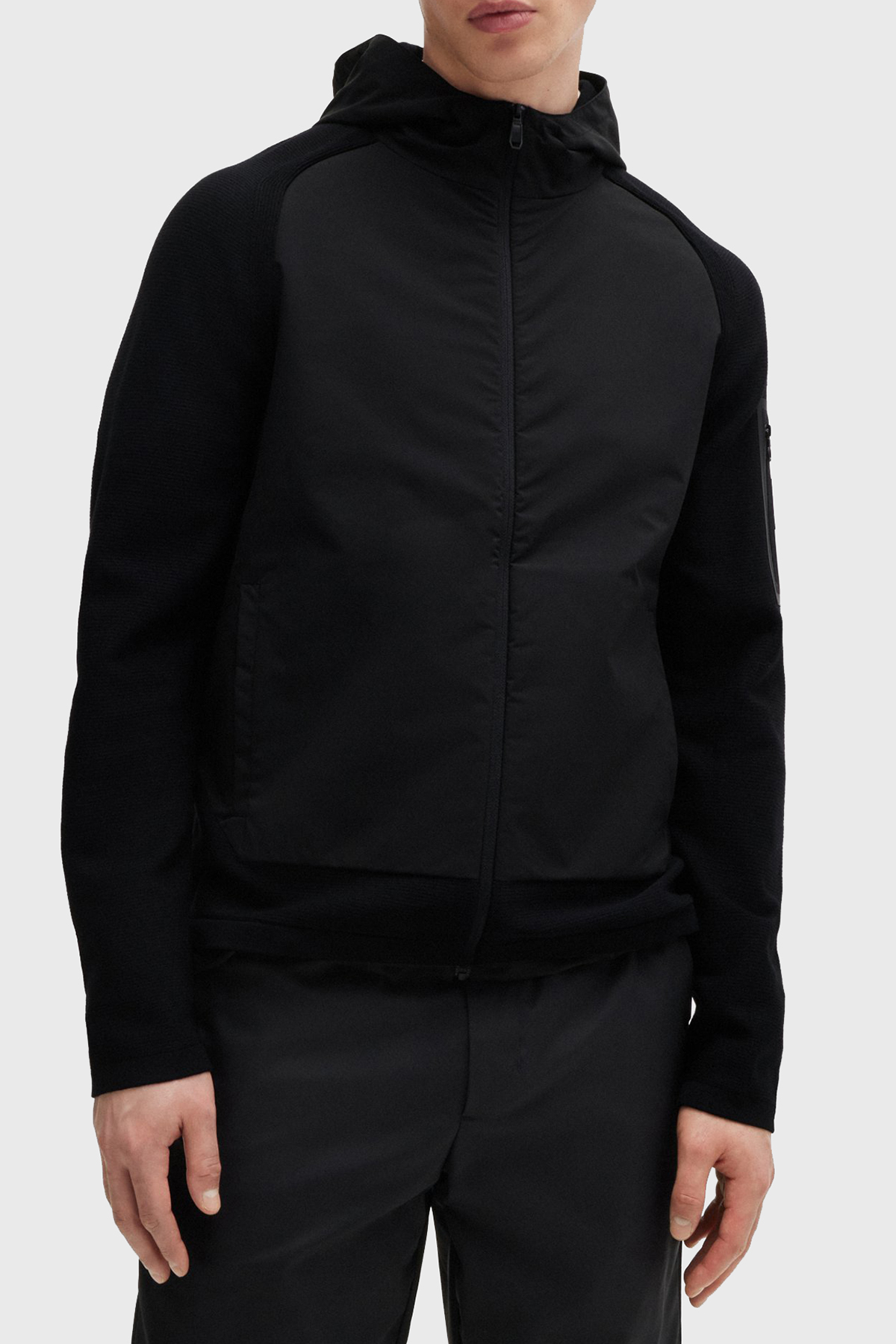 Boss Regular Fit Kapüşonlu Erkek Mont 50517091 001 SİYAH