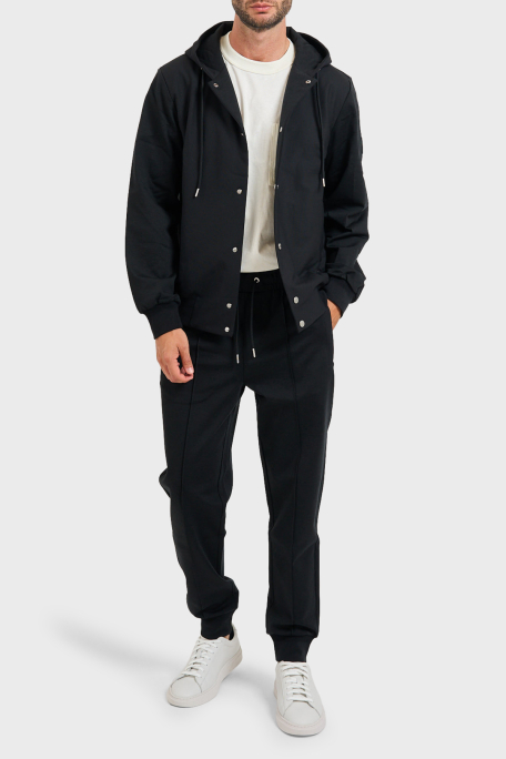 Boss Regular Fit Kapüşonlu Yaka Çıtçıt Düğmeli Erkek Ceket