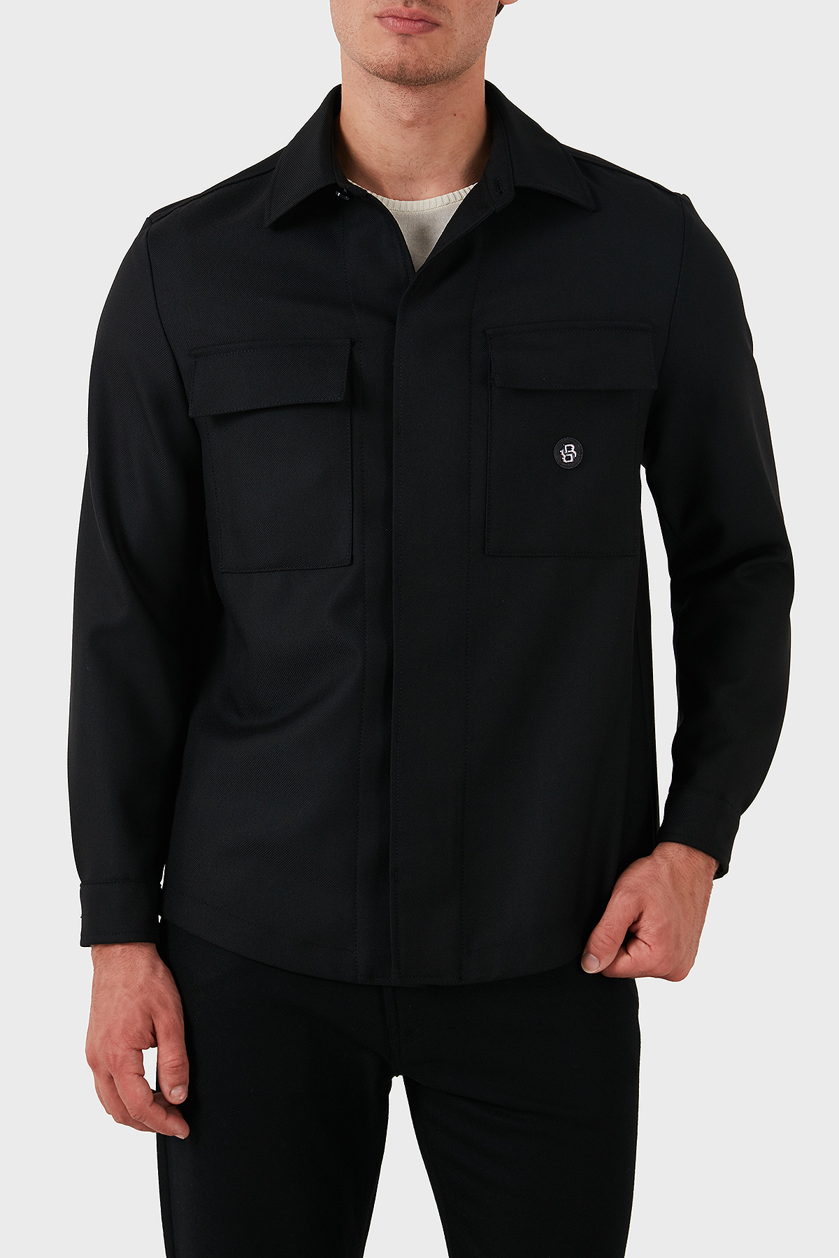 Boss Regular Fit Logolu Erkek Ceket 50527951 001 SİYAH