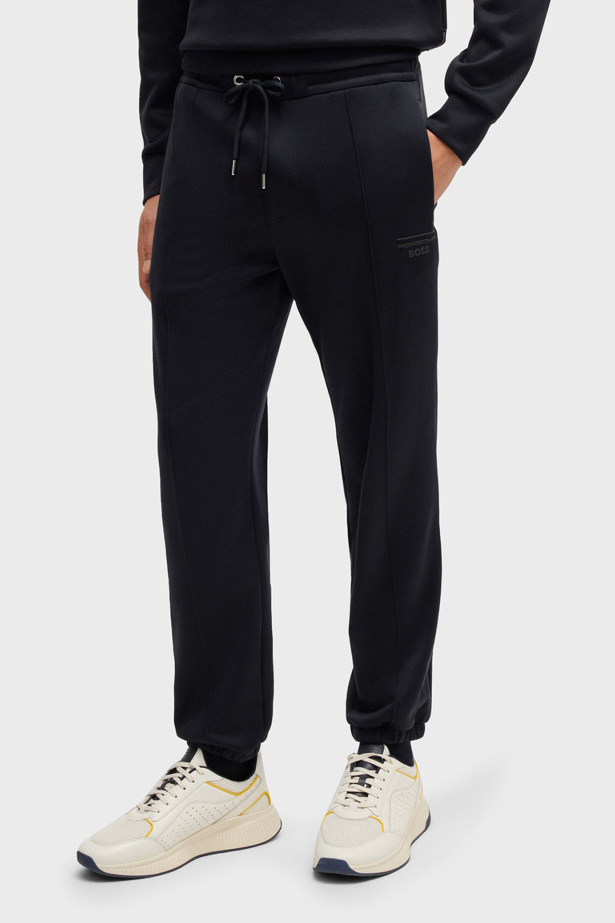 Boss Regular Fit Normal Bel Ribanalı Paça Logolu Erkek Pantolon 50537360 404 LACİVERT