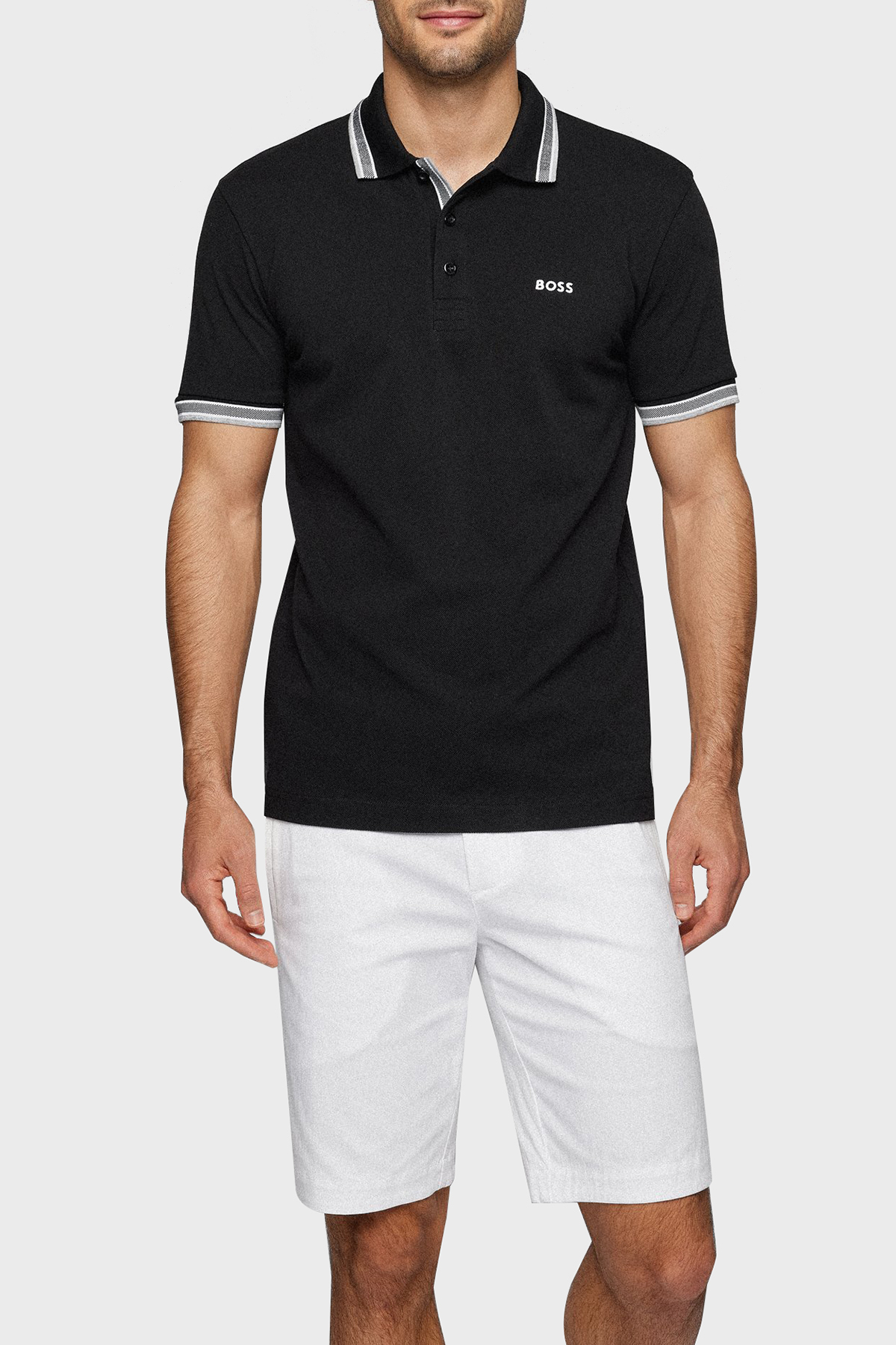 Boss Pamuklu Regular Fit Erkek Polo Yaka T Shirt 50469055 001 SİYAH