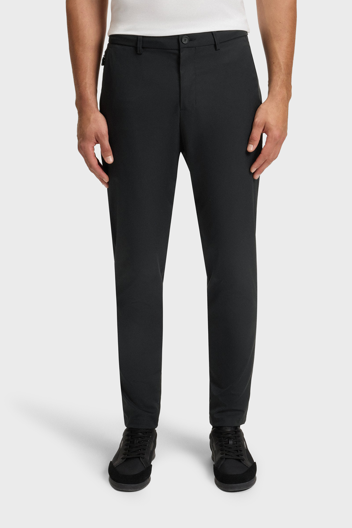 Boss Regular Fit Yüksek Bel Düz Paça Su İtici Erkek Pantolon 50541368 001 SİYAH