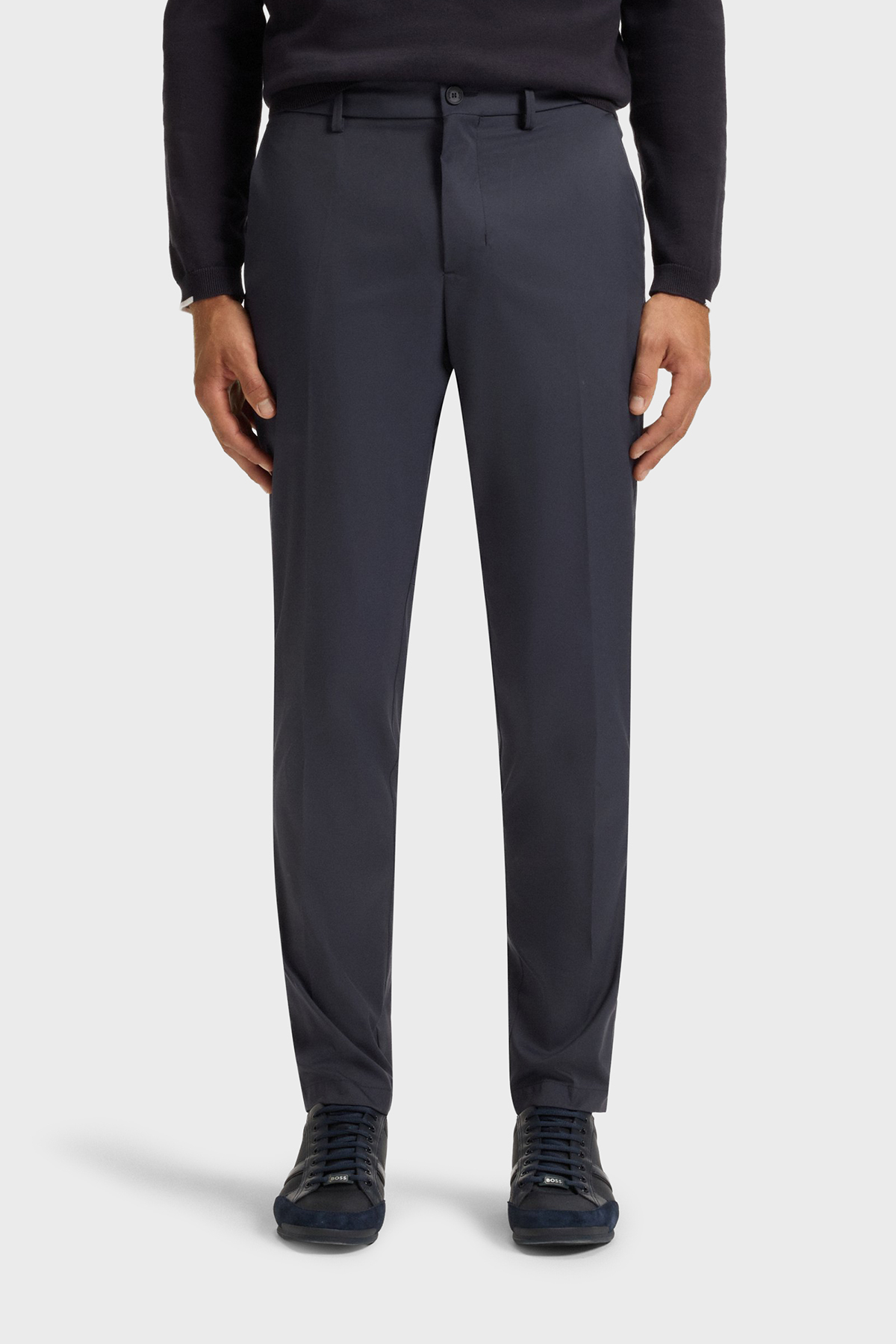 Boss Regular Fit Yüksek Bel Düz Paça Su İtici Erkek Pantolon 50541368 402 LACİVERT
