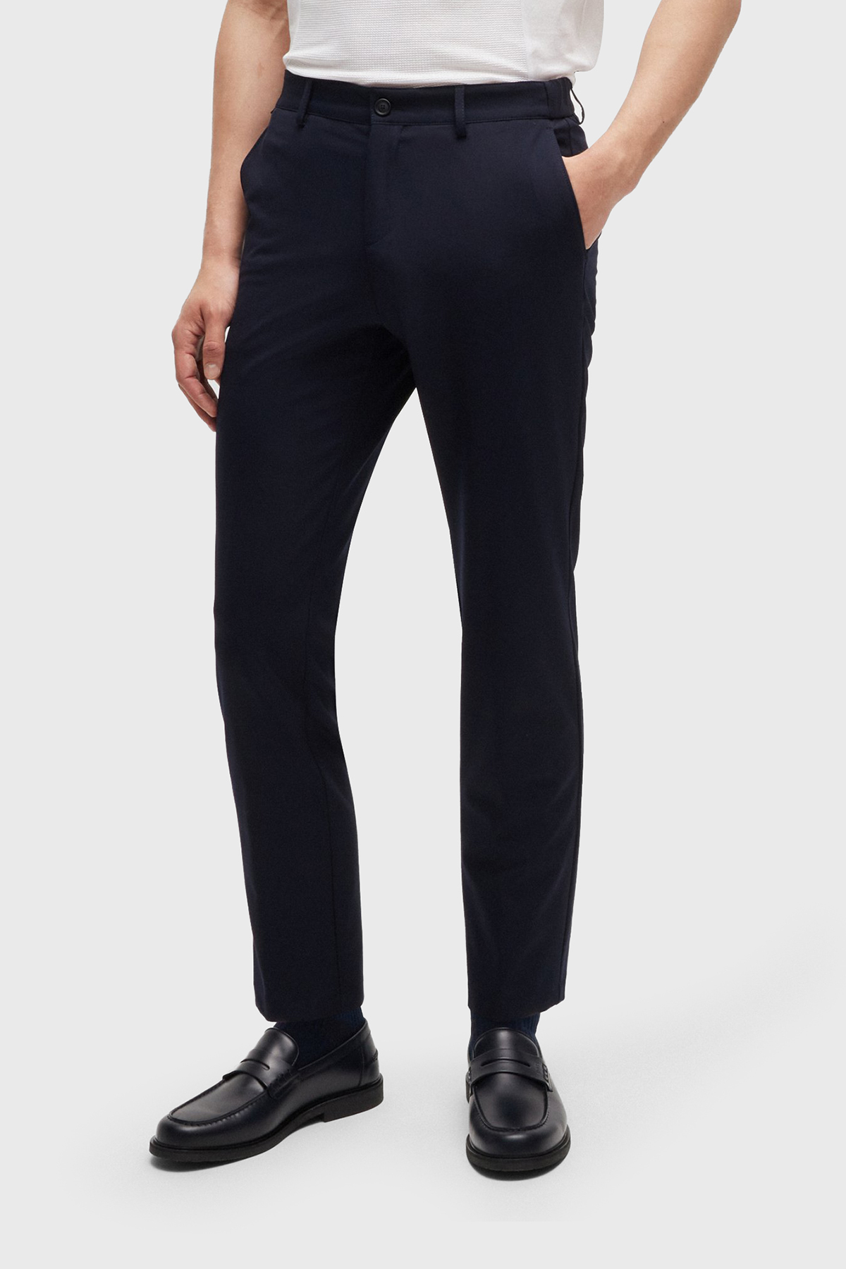 Boss Slim Fit Esnek Erkek Pantolon 50521051 404 LACİVERT