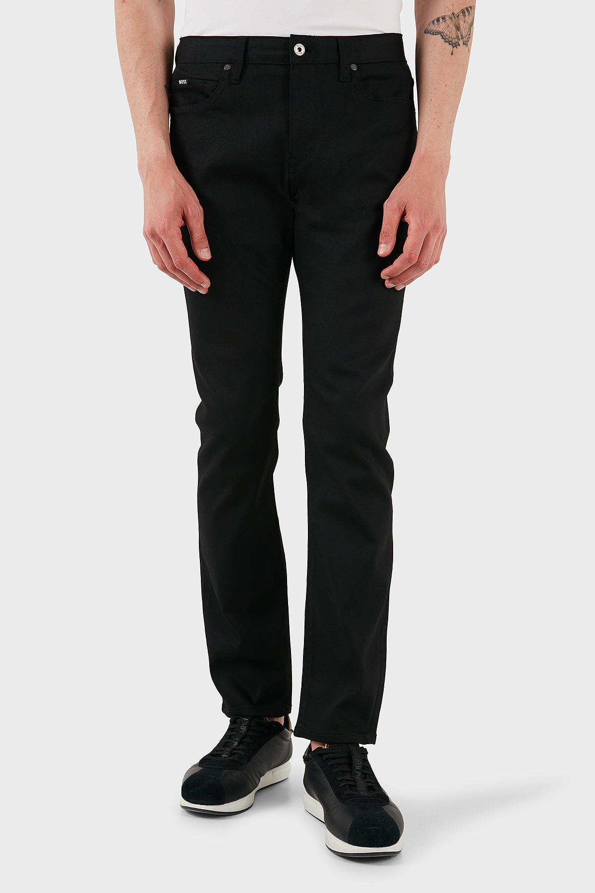 Boss Slim Fit Normal Bel Dar Paça Jeans Erkek Kot Pantolon 50542723 003 SİYAH