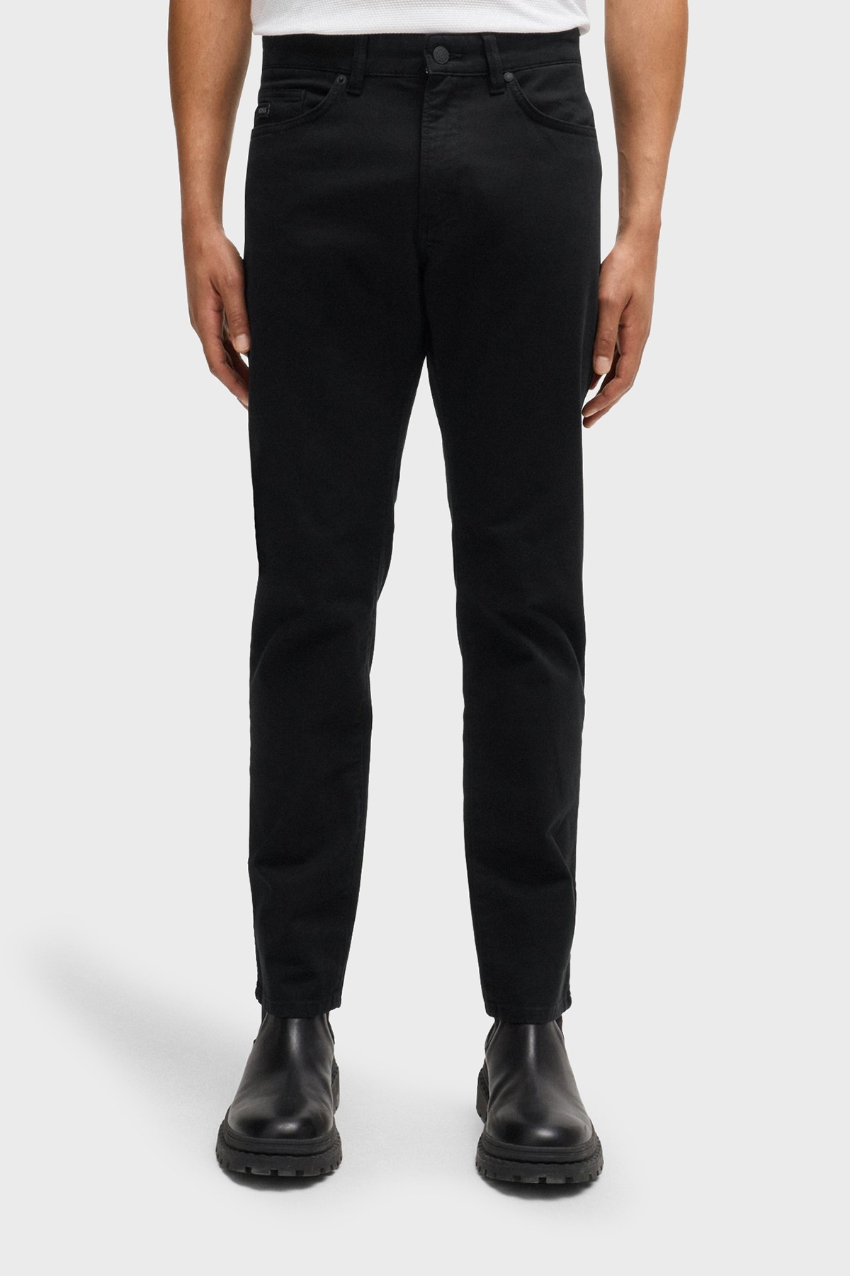 Boss Slim Fit Normal Bel Düz Paça Erkek Pantolon 50524421 001 SİYAH