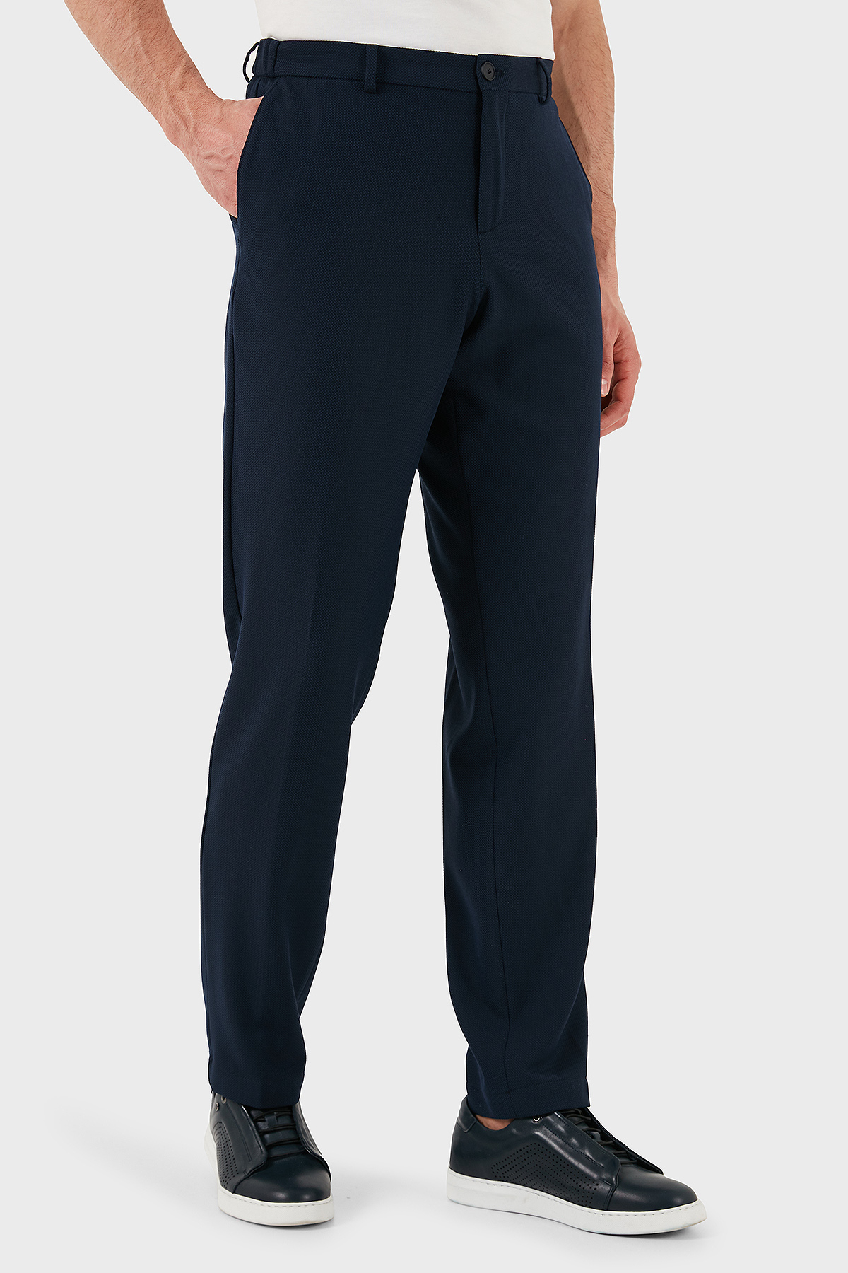 Boss Slim Fit Normal Bel Düz Paça Erkek Pantolon 50534603 404 LACİVERT