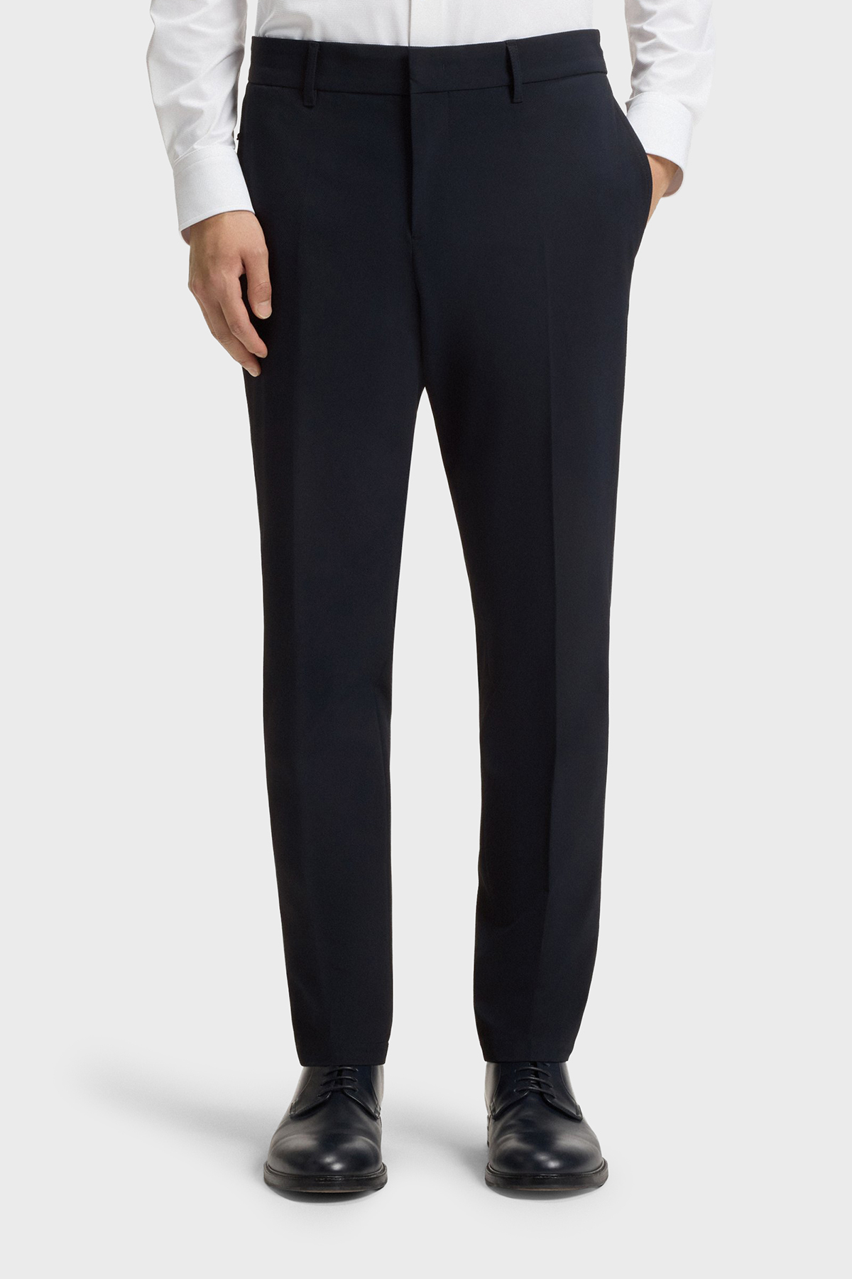 Boss Slim Fit Normal Bel Düz Paça Kumaş Erkek Pantolon 50543570 404 LACİVERT