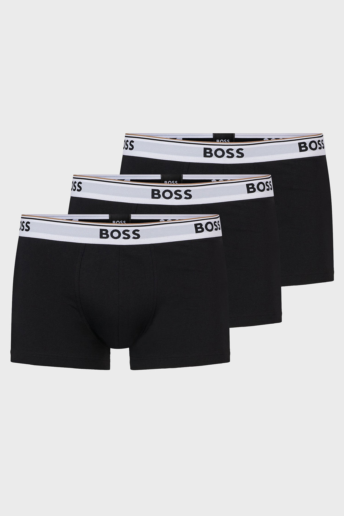 Boss Streç Pamuklu 3 Pack Erkek Boxer 50475274 994 SİYAH