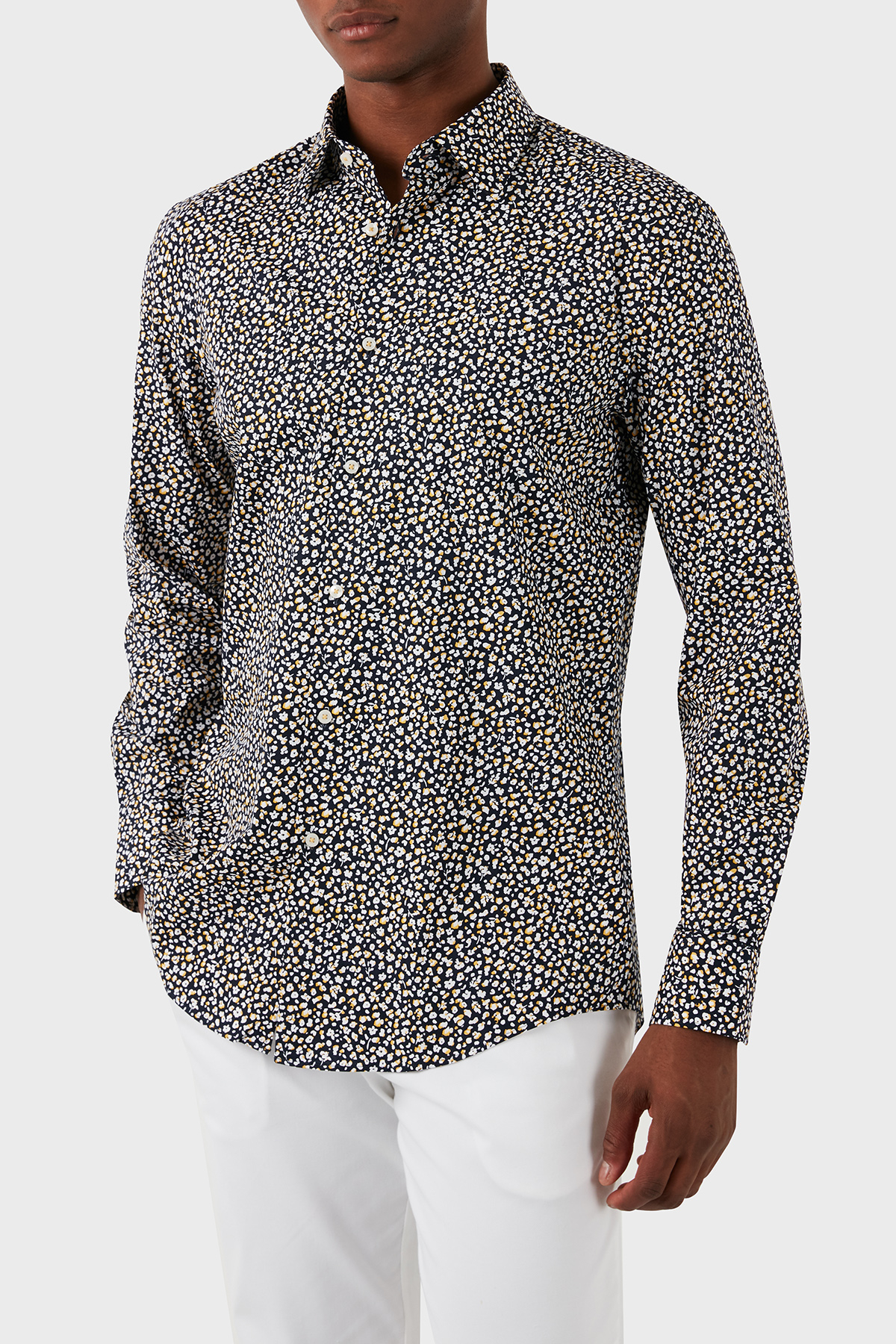 Boss Streç Pamuklu Slim Fit Erkek Gömlek 50512664 705 LACİVERT