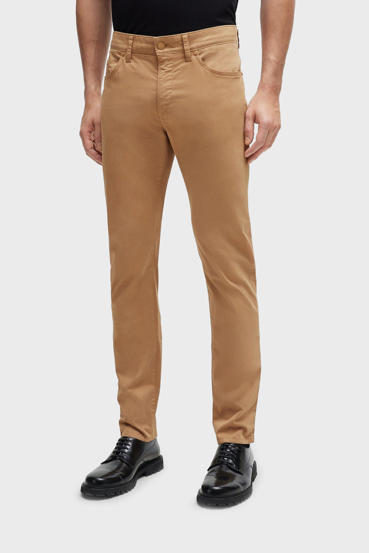 Boss Streç Pamuklu Slim Fit Jeans Erkek Kot Pantolon 50505445 260 KAHVE