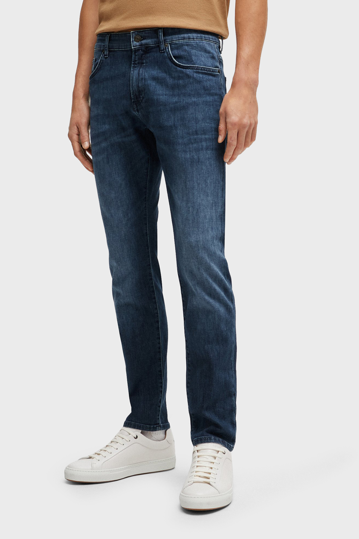 Boss Streç Pamuklu Slim Fit Jeans Erkek Kot Pantolon 50513620 431 LACİVERT