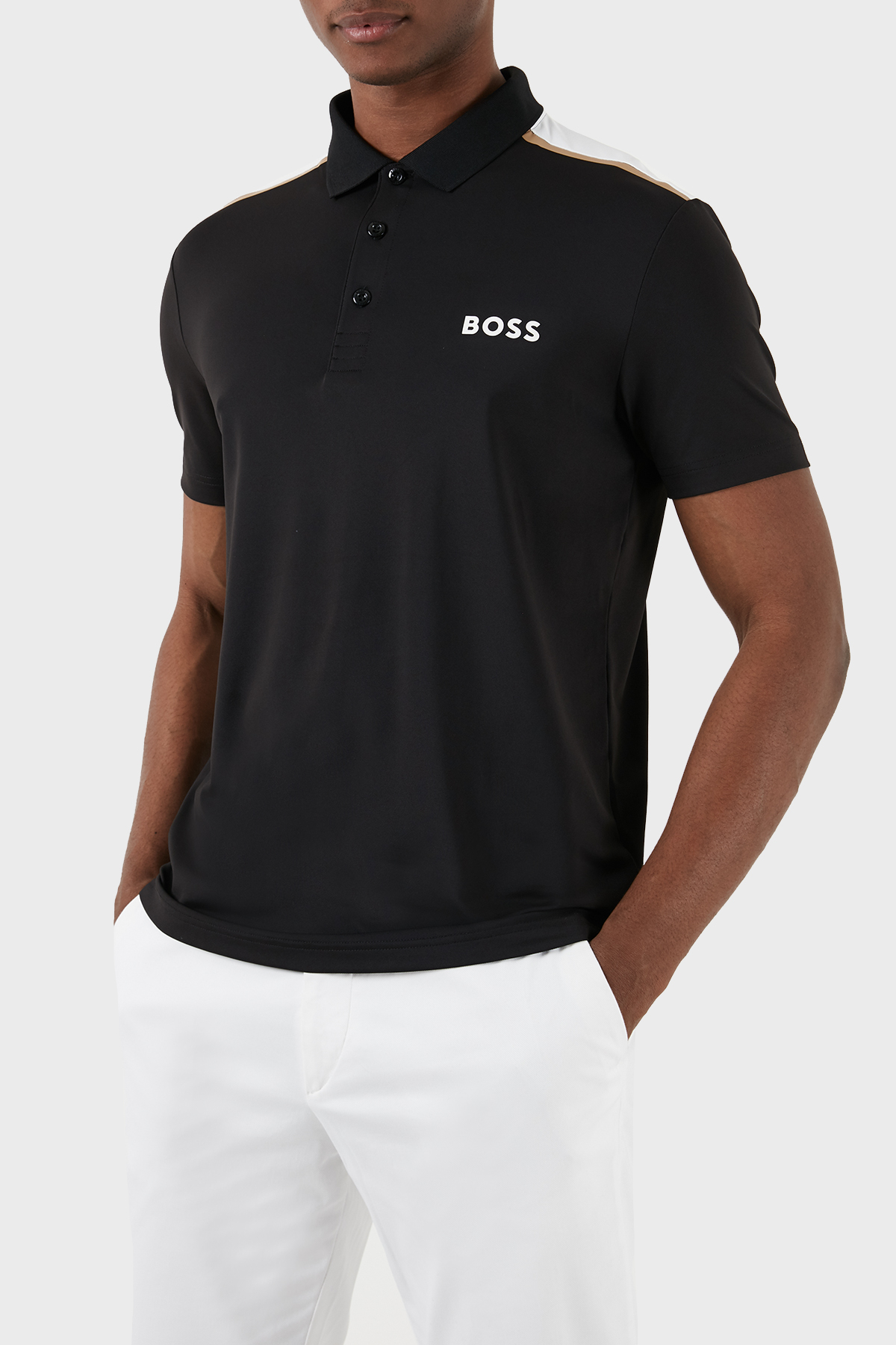 Boss Streç Regular Fit Erkek Polo Yaka T Shirt 50506150 001 SİYAH
