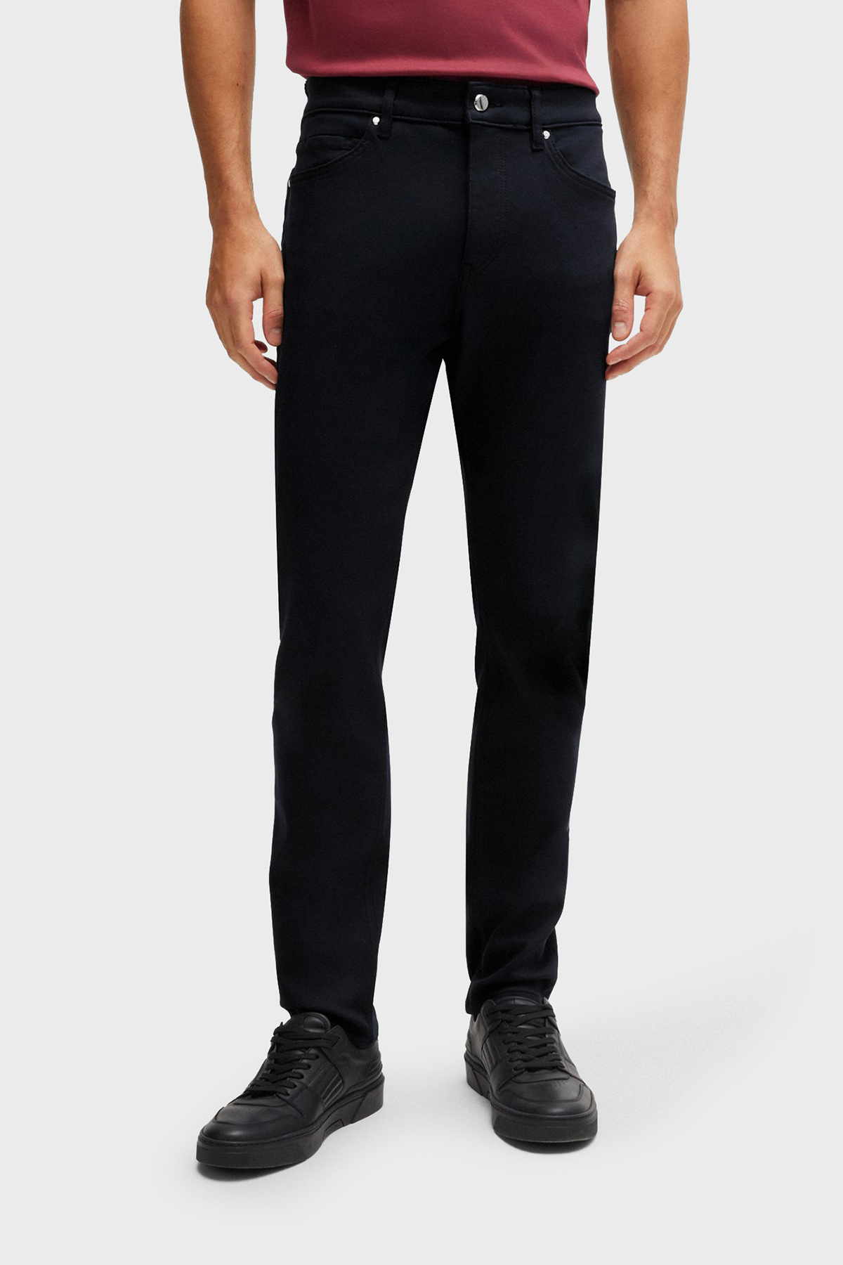 Boss Streç Regular Fit Jeans Erkek Kot Pantolon 50522516 417 LACİVERT