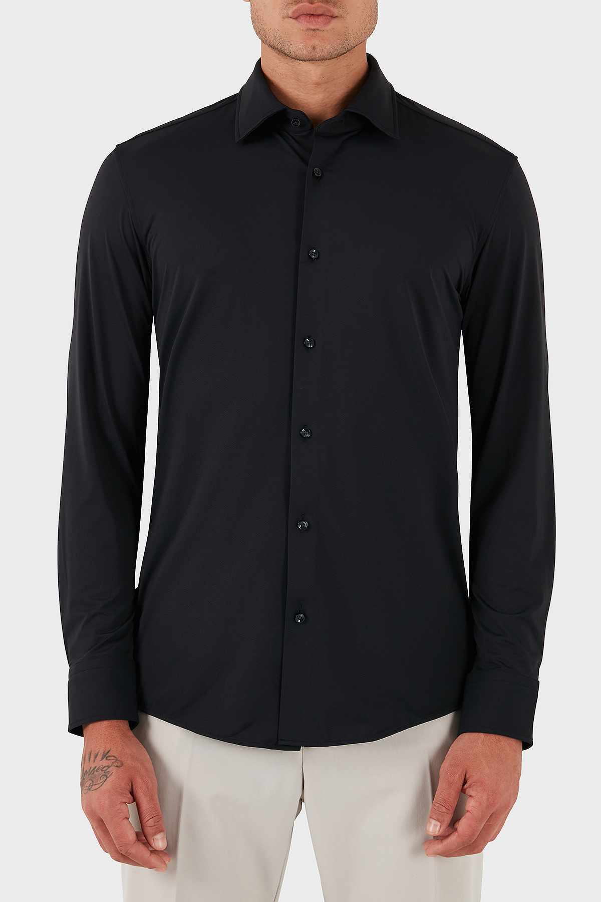 Boss Streç Slim Fit Kent Yaka Casual Erkek Gömlek 50490393 001 SİYAH