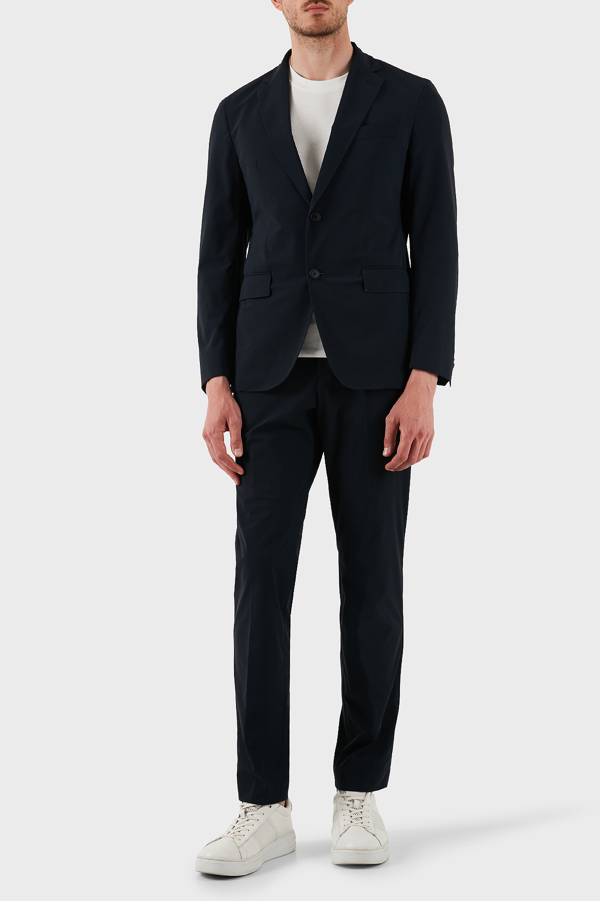 Boss Streç Slim Fit Normal Bel Düz Paça Yırtmaçlı Erkek Takım Elbise 50534979 404 LACİVERT