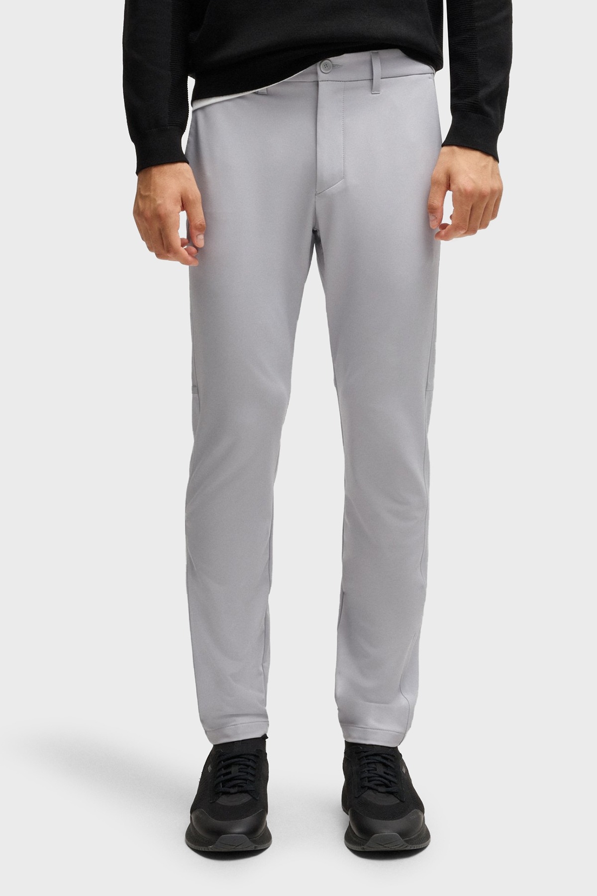 Boss Streç Su İtici Slim Fit Normal Bel Dar Paça Jogger Erkek Pantolon 50534303 054 GRİ