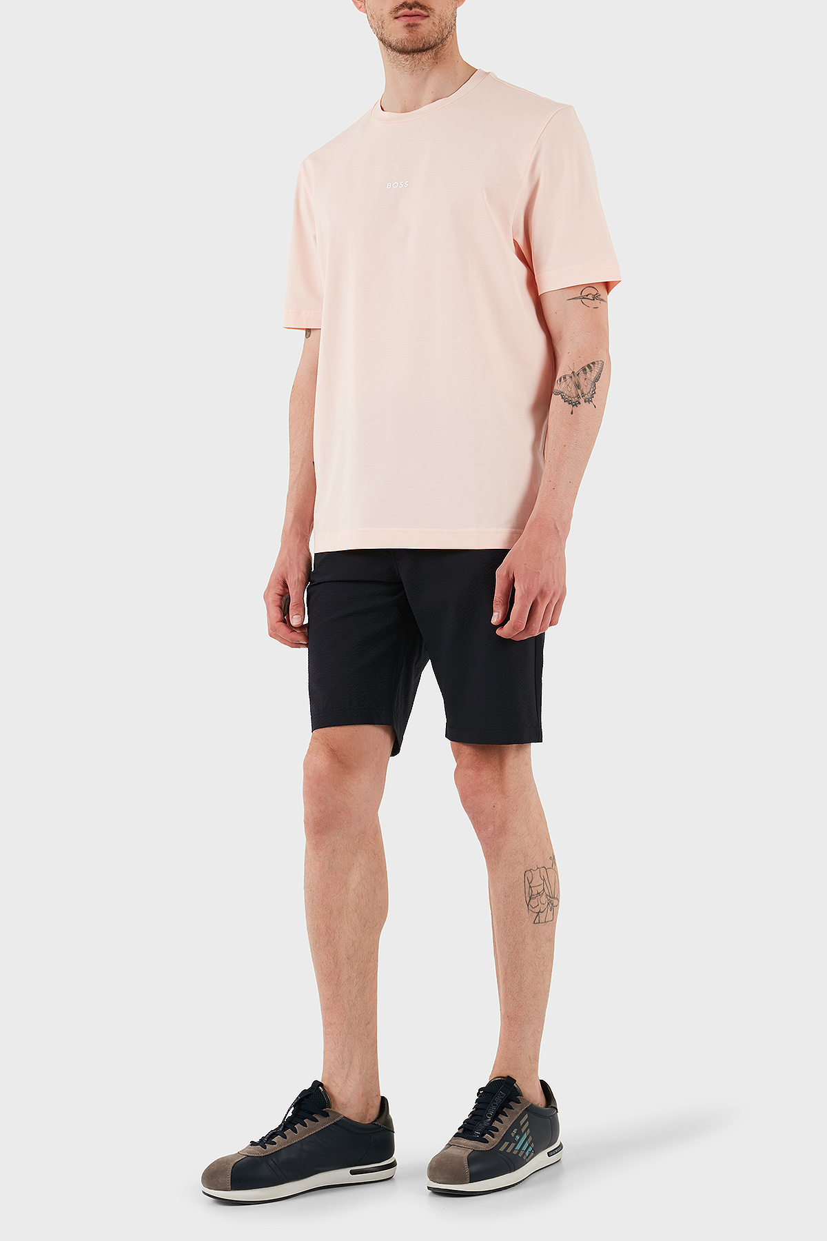 Boss Streç Tapered Fit Normal Bel Erkek Short 50536873 404 LACİVERT