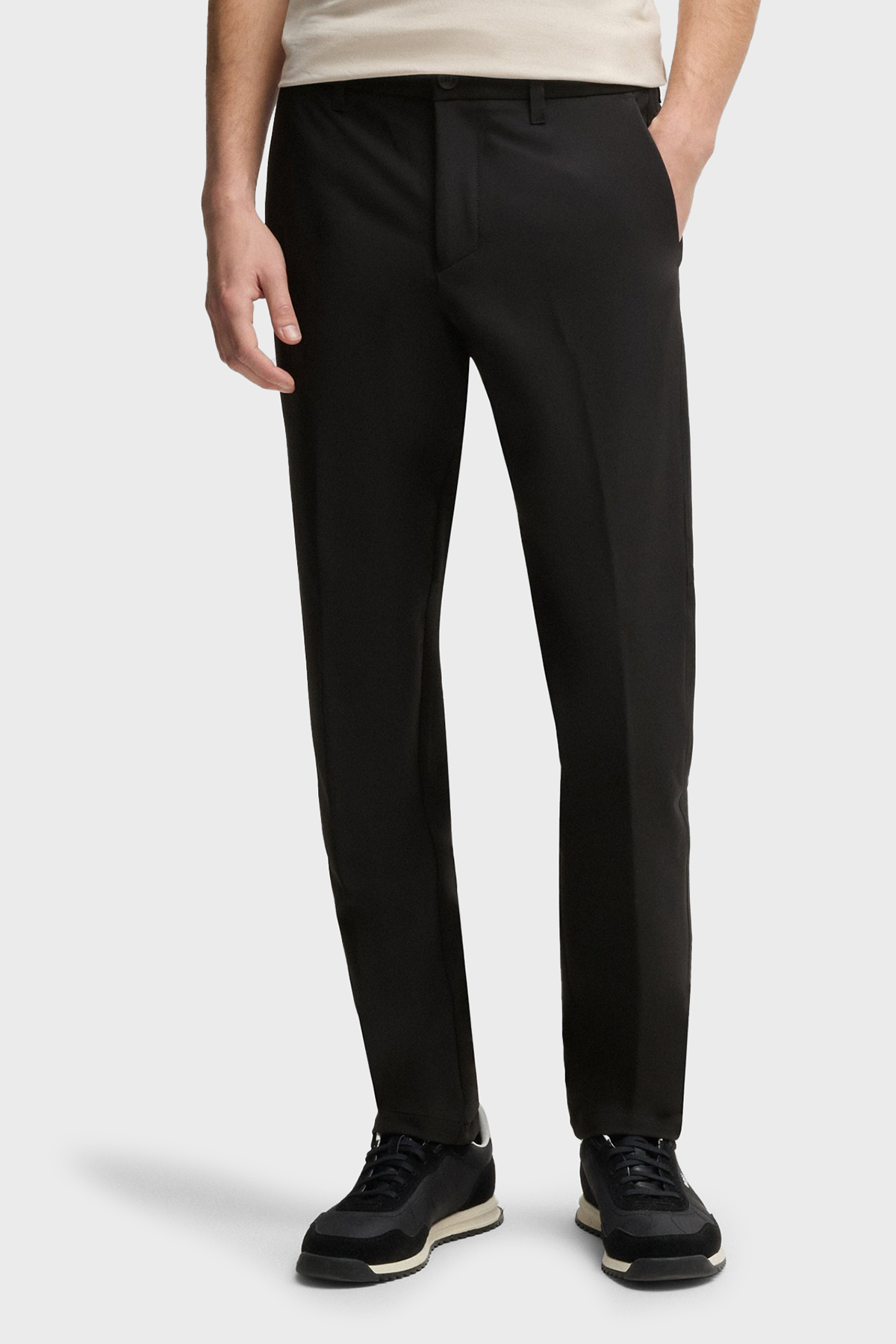 Boss Su İtici Esnek Kumaş Slim Fit Dar Paça Erkek Pantolon 50534303 001 SİYAH