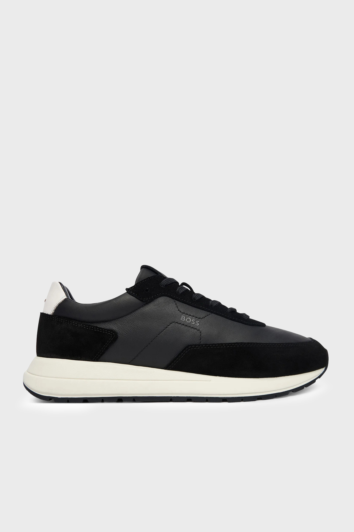 Boss Süet Detaylı Logolu Sneaker Erkek Ayakkabı 50557837 001 SİYAH