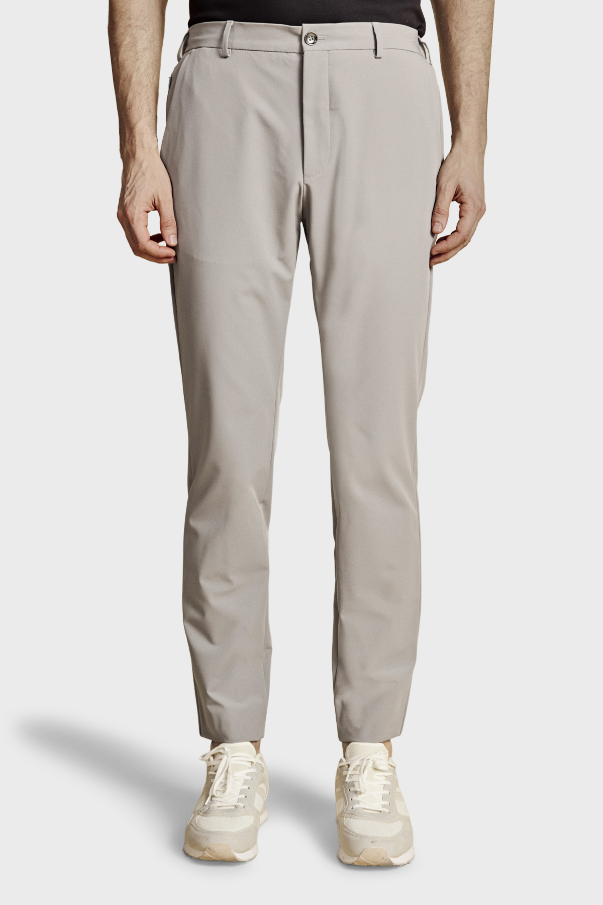 Brooks Brothers Normal Bel Daralan Paça Liyosel Chino Erkek Pantolon BBSS26MPT011104 GRİ