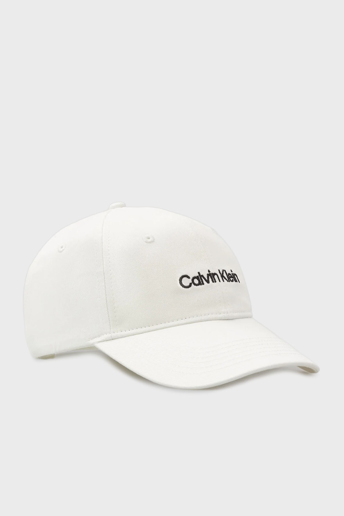 Calvin Klein % 100 Pamuk Logolu  LV04F5003GYAF Kadın Şapka LV04F5003G YAF BEYAZ