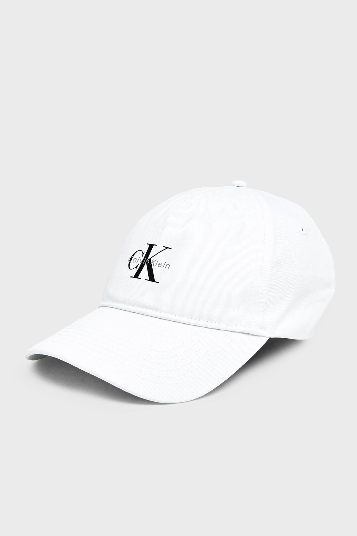 Calvin Klein % 100 Pamuk Logolu  LV04K5027GYAF Kadın Şapka LV04K5027G YAF BEYAZ