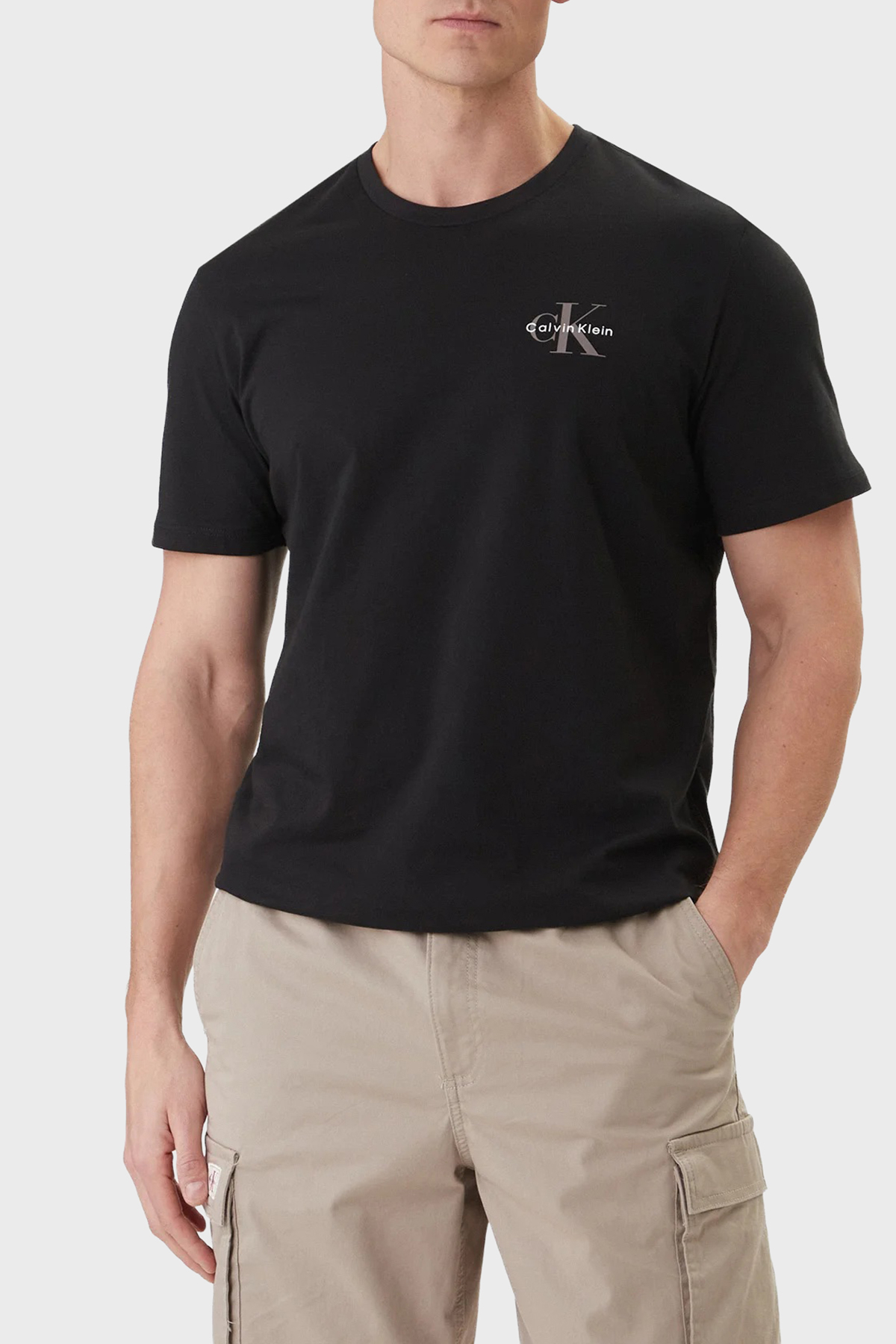 Calvin Klein % 100 Pamuk Regular Fit Logolu Bisiklet Yaka 2 Pack  LV04RF279G9IC Erkek T Shirt LV04RF279G 9IC SİYAH-SİYAH