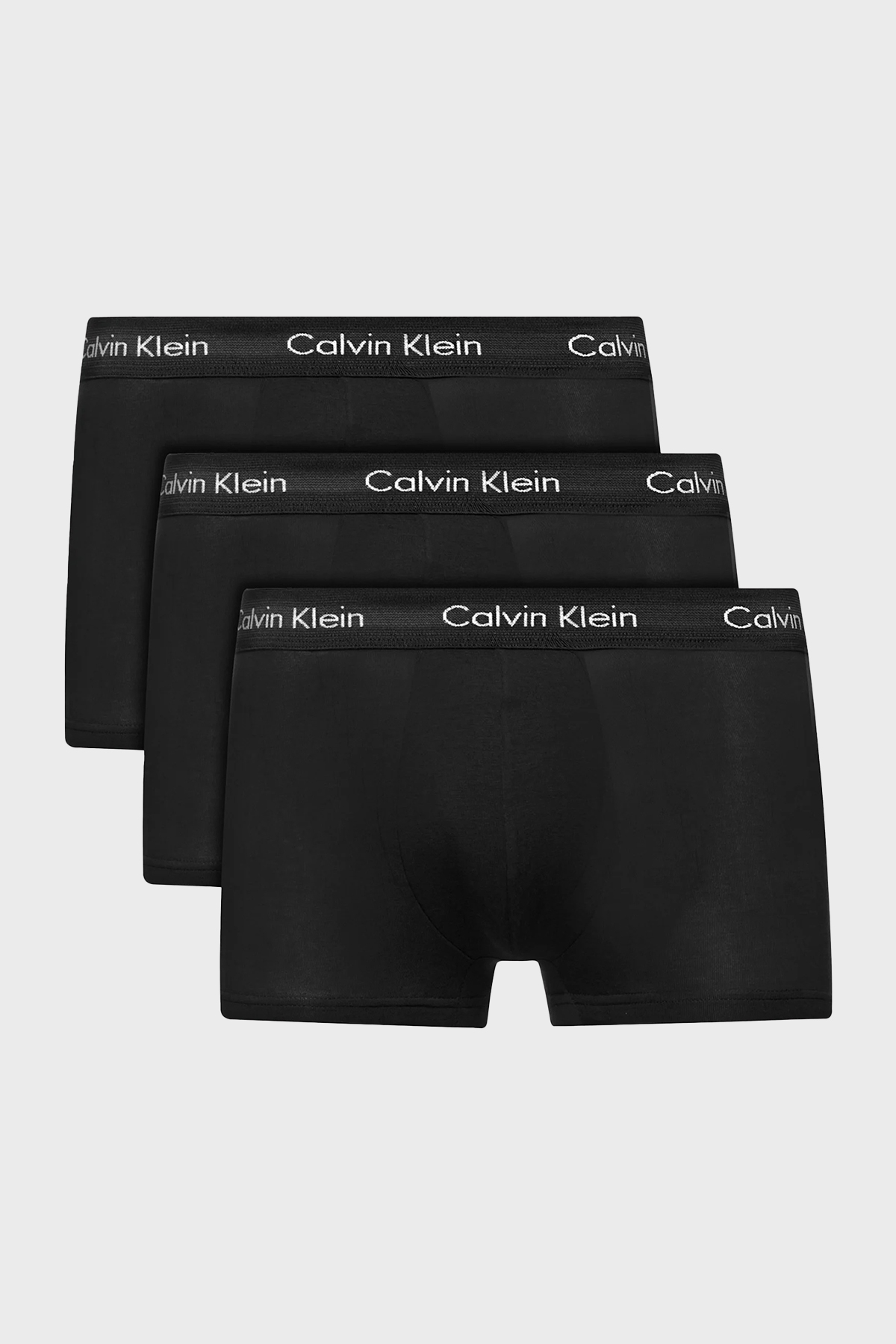 Calvin Klein Logolu Pamuklu 3 Pack Erkek Boxer 0000U2664G XWB SİYAH