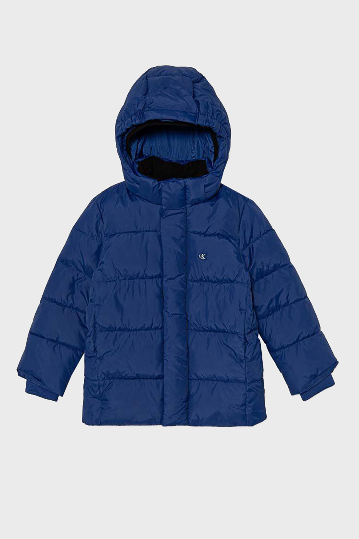 Calvin Klein Comfort Fit Logolu  IB0IB01276C6Z Çocuk Mont IB0IB01276 C6Z MAVİ