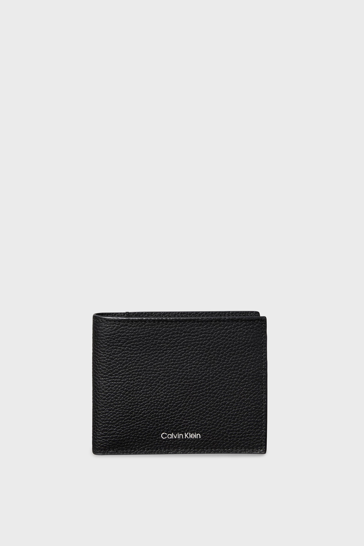 Calvin Klein Deri Logolu  LV04D1062GUB1 Erkek Cüzdan LV04D1062G UB1 SİYAH