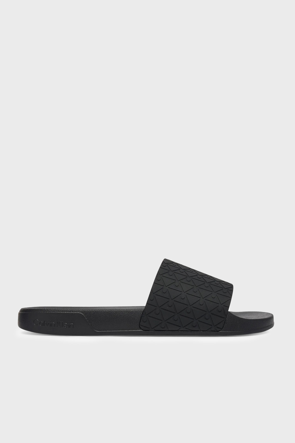Calvin Klein Desenli  HM0HM021100GT Erkek Terlik HM0HM02110 0GT SİYAH