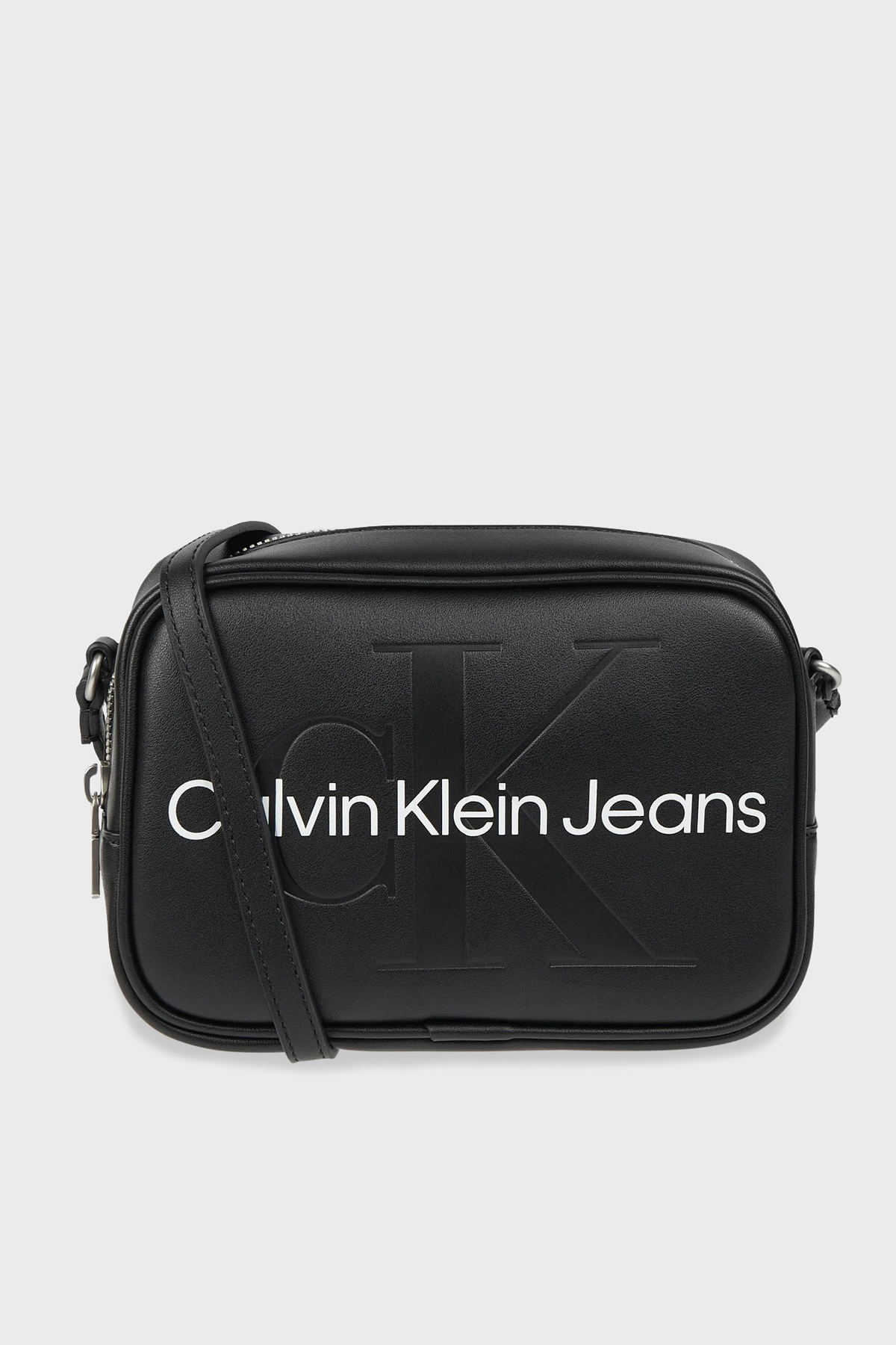 Calvin Klein Fermuarlı Ayarlanabilir Omuz Askılı Camera  K60K610275BDS Kadın Çanta K60K610275 BDS SİYAH
