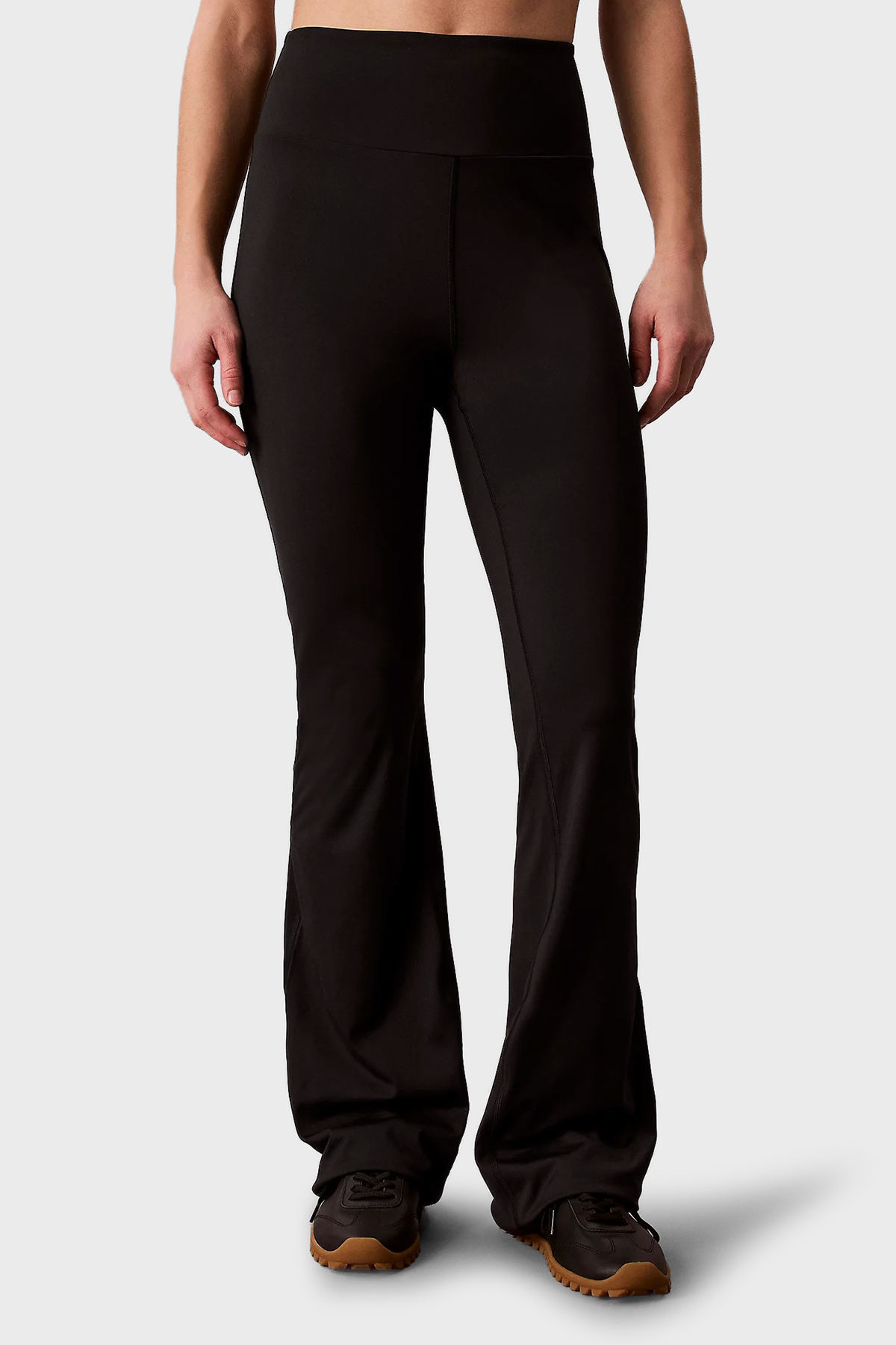 Calvin Klein Flare Fit Yüksek Bel Geniş Paça Sport  LVGWS6L648UB1 Kadın Tayt LVGWS6L648 UB1 SİYAH