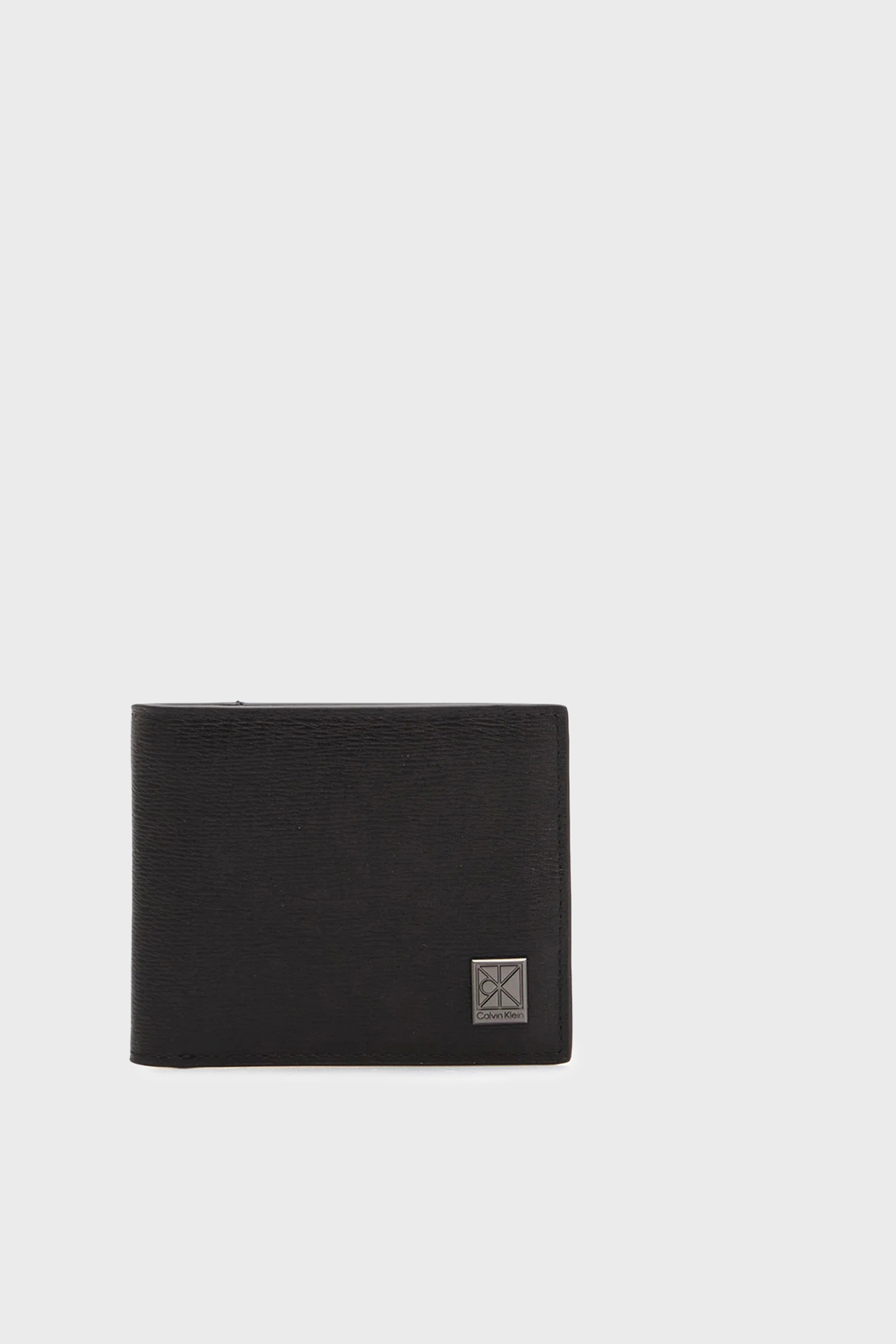 Calvin Klein Hardware Emblem Deri Logolu  LV04D1166GUB1 Erkek Cüzdan LV04D1166G UB1 SİYAH