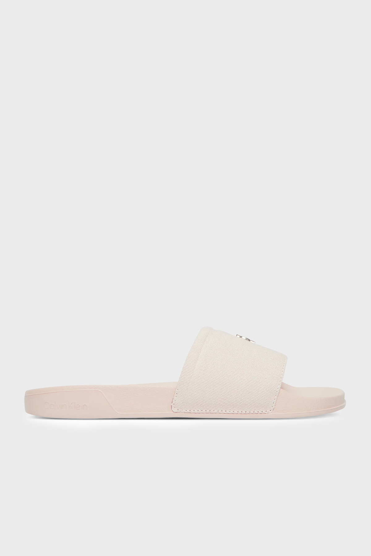 Calvin Klein Kanvas Logolu  HW0HW02960ABH Kadın Terlik HW0HW02960 ABH PUDRA