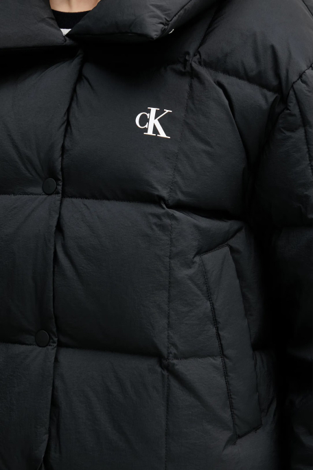 Calvin Klein Kapitoneli Relaxed Fit Suya Dayanıklı Şişme LV044D521GUB1 Bayan Mont LV044D521G UB1 SİYAH - 5