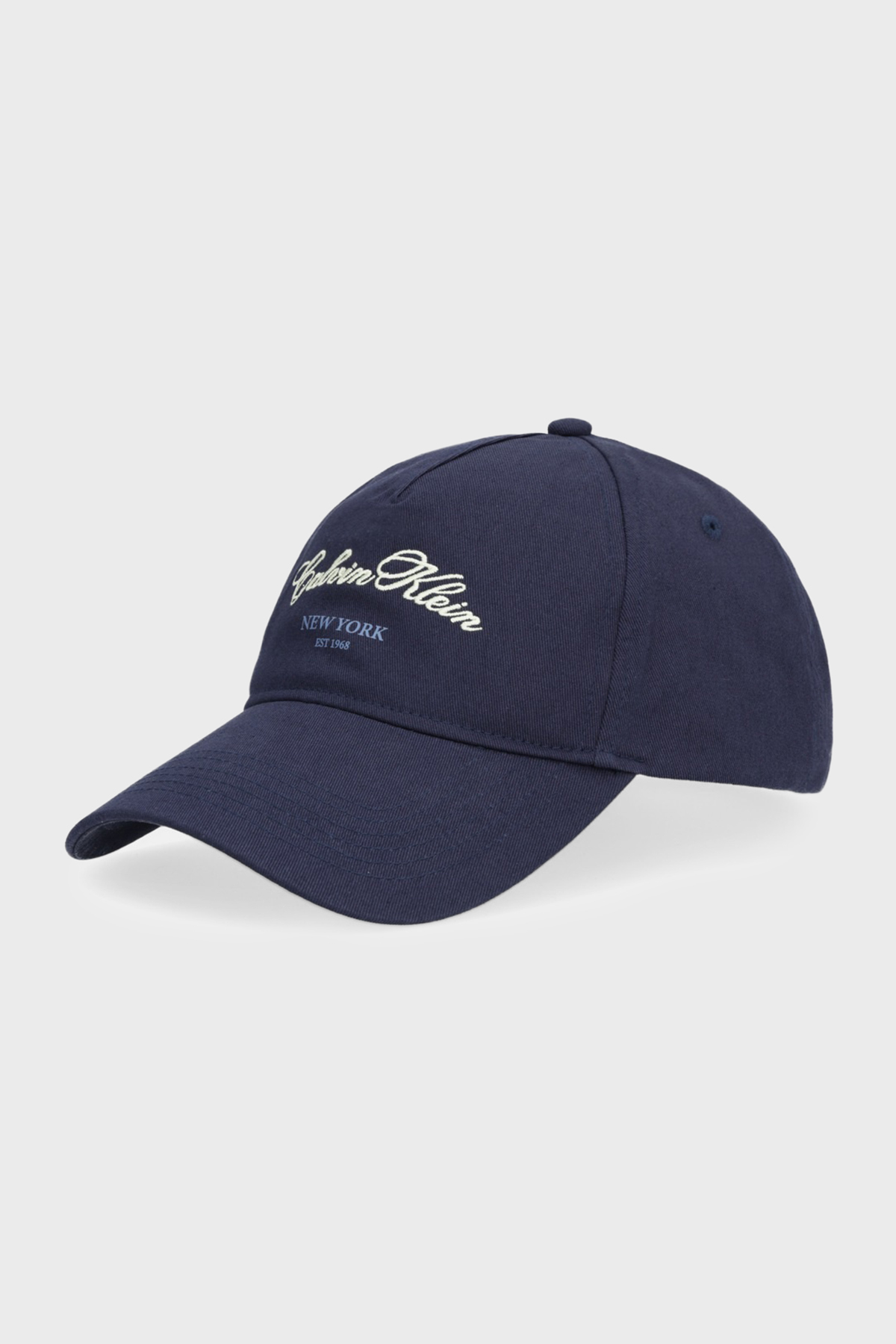 Calvin Klein Logo Detaylı % 100 Pamuk  LV04F5085GVEK Kadın Şapka LV04F5085G VEK LACİVERT