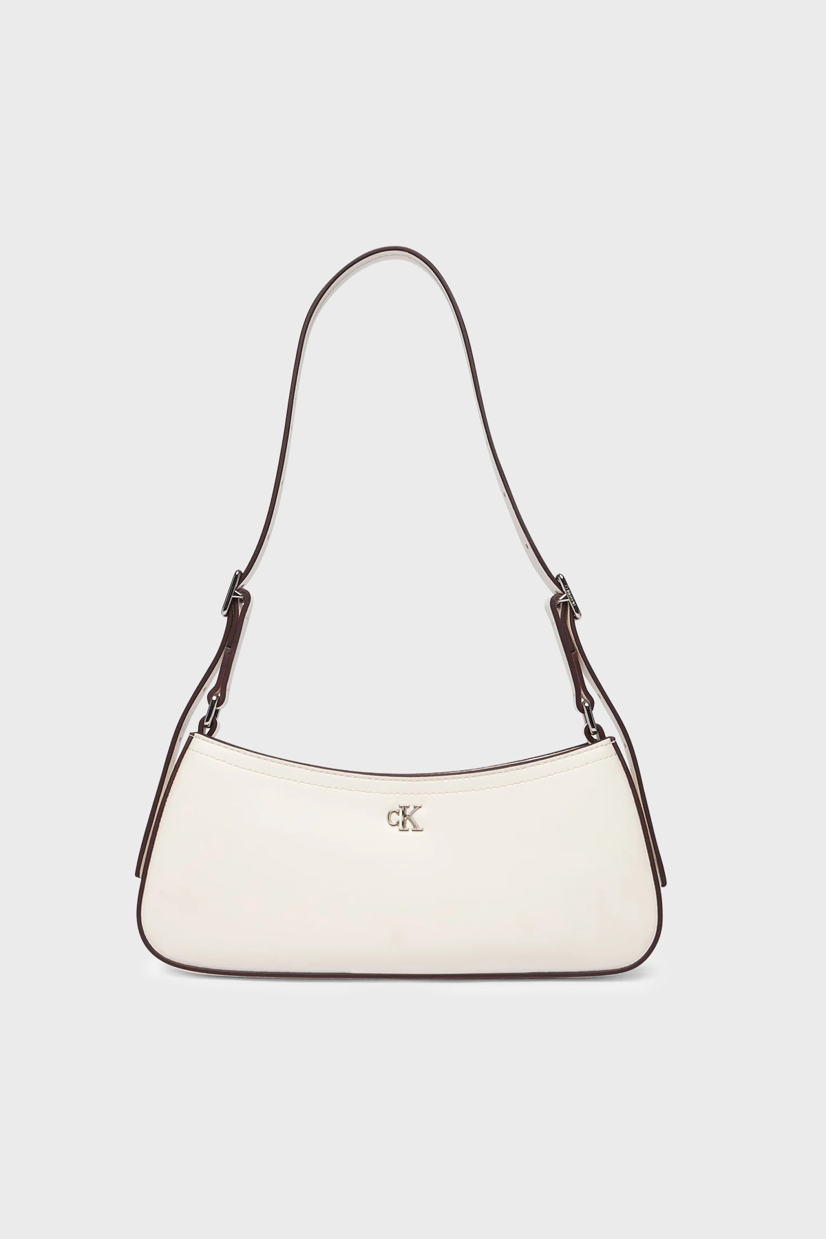 Calvin Klein Logolu Ayarlanabilir Askılı  LV04F3170G4LX Kadın Çanta LV04F3170G 4LX BEYAZ