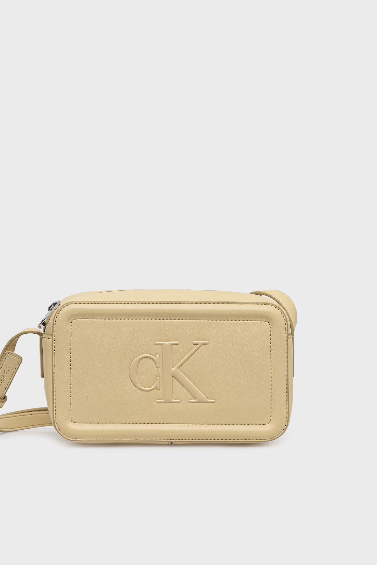 Calvin Klein Logolu Ayarlanabilir Askılı  LV04F3220GRM0 Kadın Çanta LV04F3220G RM0 BEYAZ