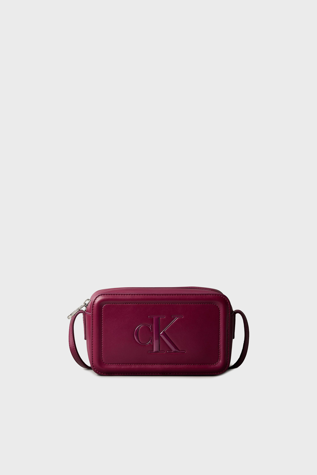 Calvin Klein Logolu Ayarlanabilir Askılı  LV04F3220GZ1K Bayan Çanta LV04F3220G Z1K BORDO