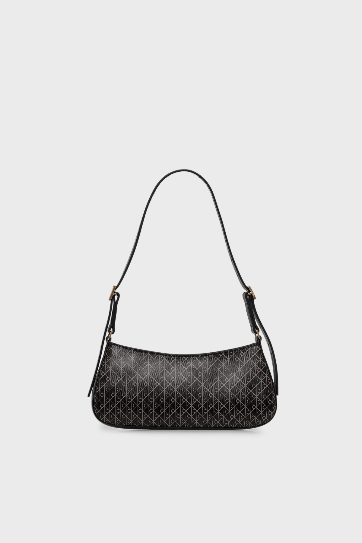 Calvin Klein Logolu Ayarlanabilir Askılı  LV04F3324G2XA Kadın Çanta LV04F3324G 2XA SİYAH