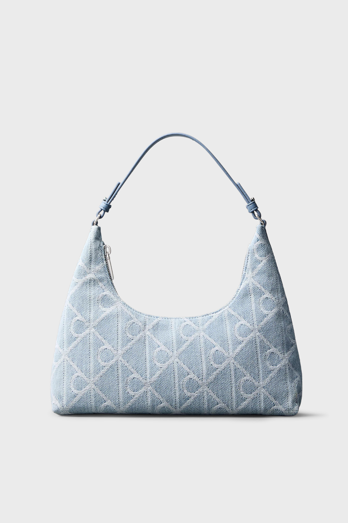 Calvin Klein Logolu Çıkarılabilir Askılı Denim  LV04F3431GYBZ Kadın Çanta LV04F3431G YBZ AÇIK MAVİ