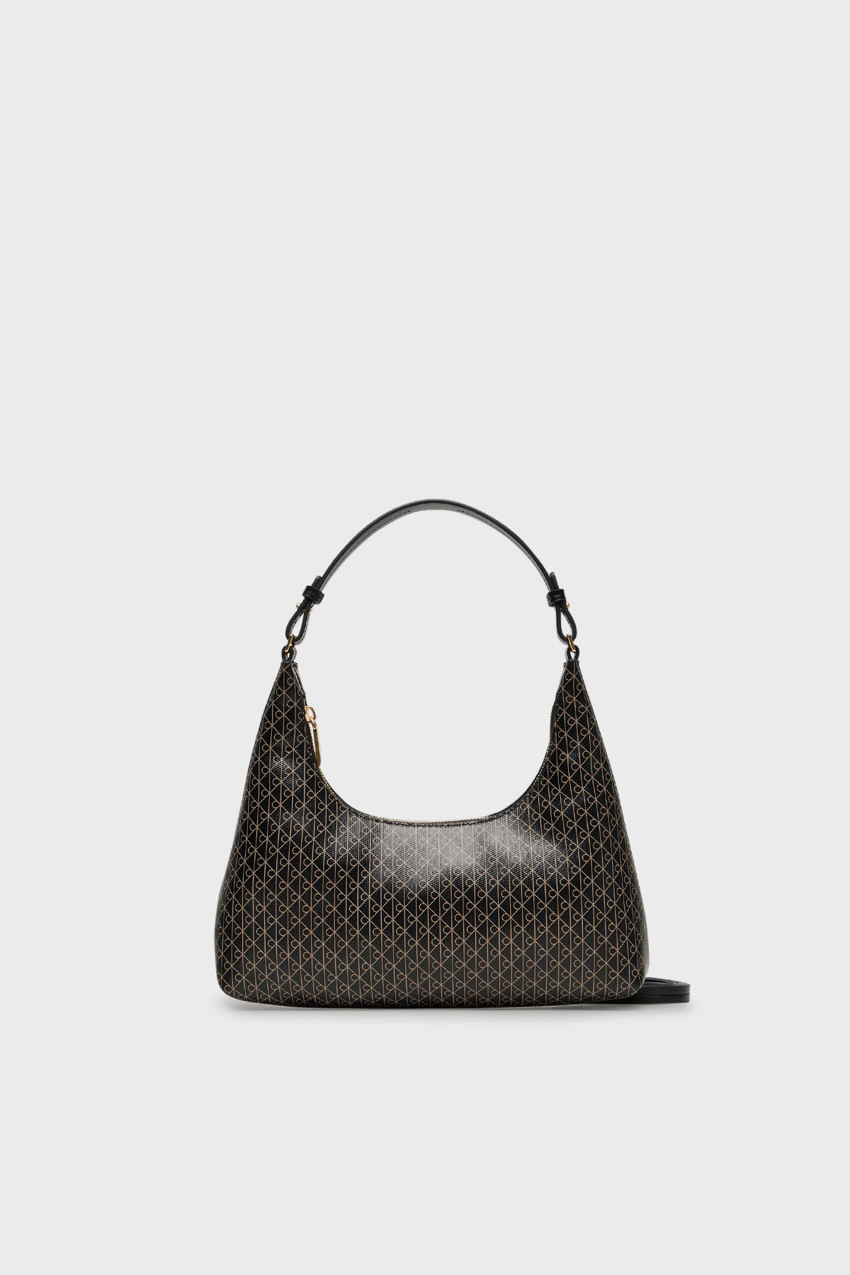 Calvin Klein Logolu Çıkarılabilir Askılı  LV04F3298G2XA Kadın Çanta LV04F3298G 2XA SİYAH