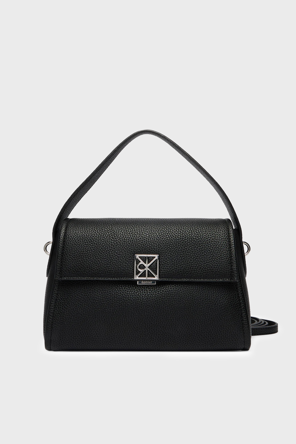 Calvin Klein Logolu Çıkarılabilir Askılı  LV04F3425GUB1 Kadın Çanta LV04F3425G UB1 SİYAH