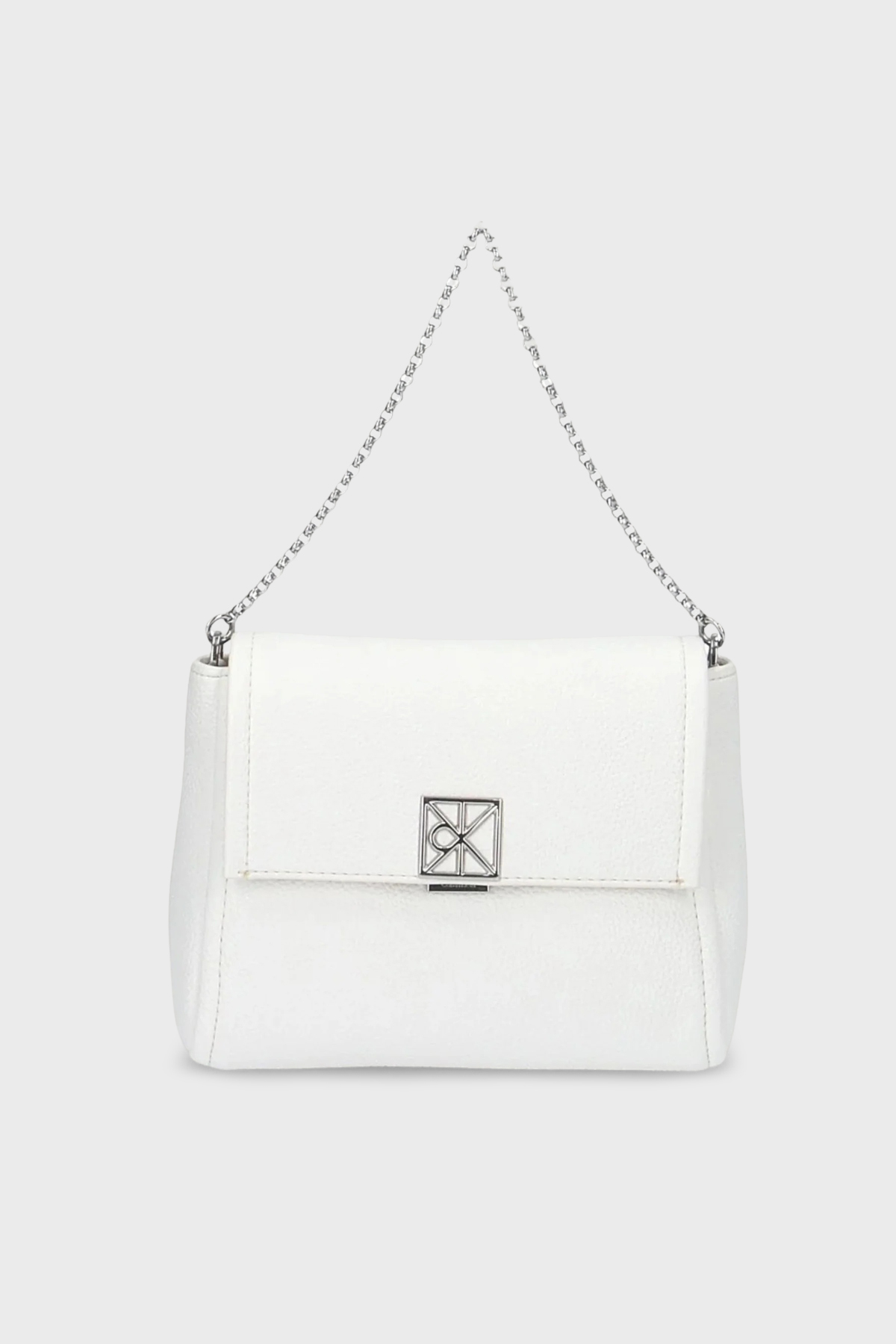 Calvin Klein Logolu Çıkarılabilir Askılı  LV04F3511G4LX Kadın Çanta LV04F3511G 4LX BEYAZ